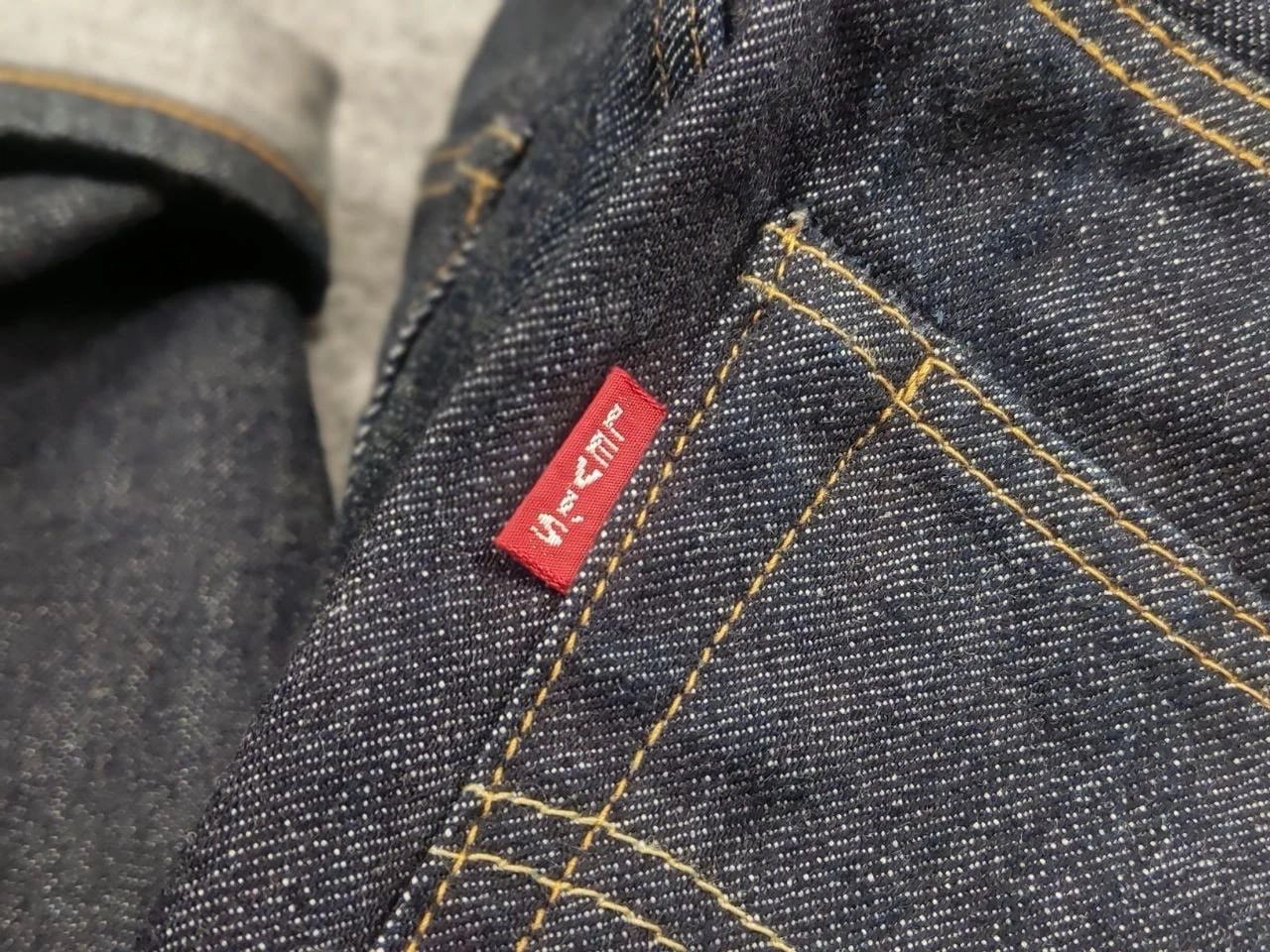 Levi's Levis 501XX Vintage 1955 Selvedge Rigid Denim Big E Japan Size US 34 / EU 50 - 11 Thumbnail