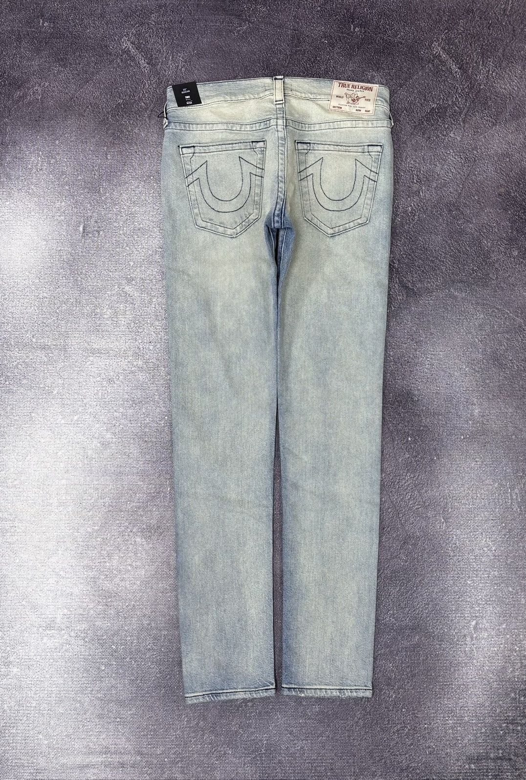 True Religion True Religion NWT Men’s Tony Skinny Light Blue Denim Jeans Size US 32 / EU 48 - 2 Thumbnail