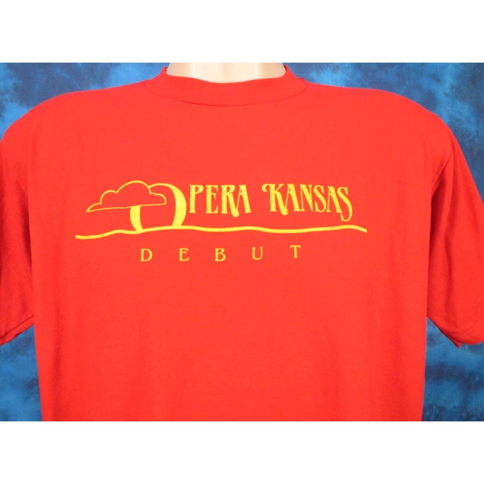 Vintage VINTAGE OPERA KANSAS DEBUT T-Shirt LARGE musical theatre 80s single stitch Mens Size US L / EU 52-54 / 3 - 3 Thumbnail