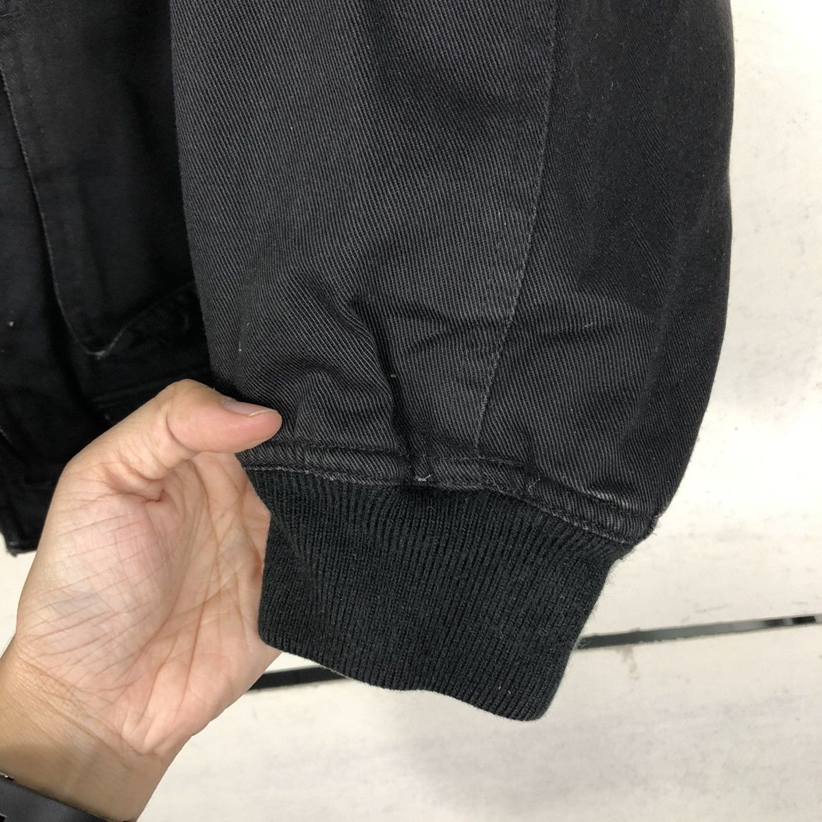 Japanese Brand VINTAGE REVERSIBLE BOMBER JACKET WILLS WOODBINS ISSEY MIYAKE Size US M / EU 48-50 / 2 - 19 Thumbnail