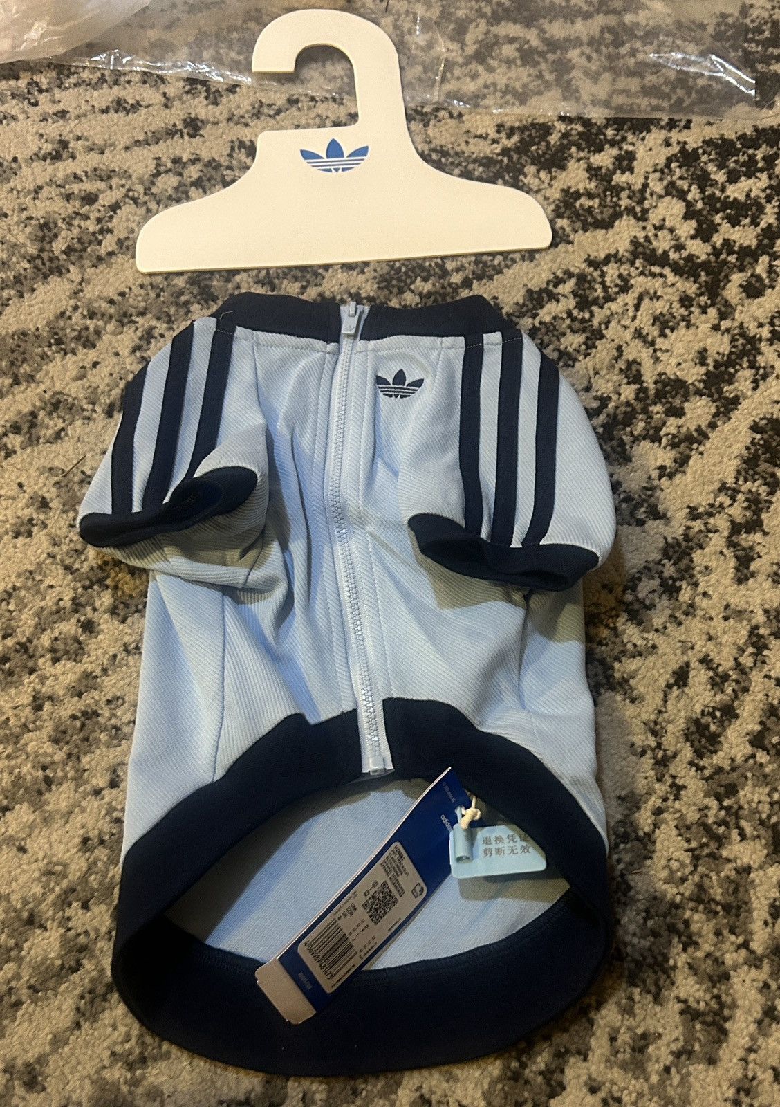Adidas Adidas Originals Pet Tracksuit Zip-Up Jacket Dogs Cats Size ONE SIZE - 3 Thumbnail