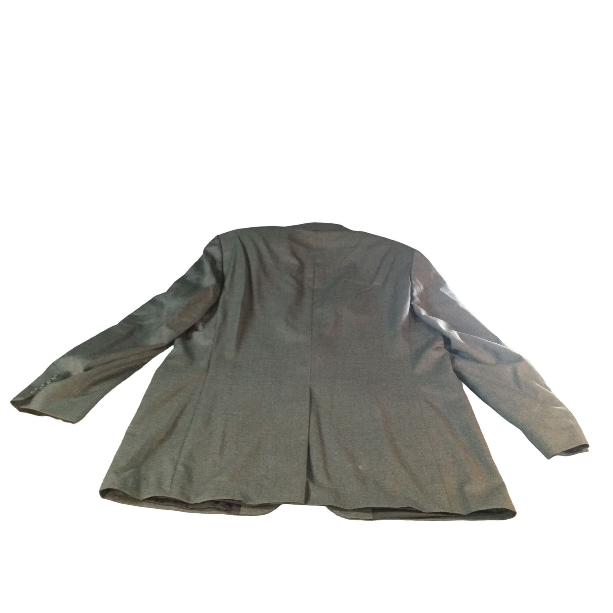 Lauren Ralph Lauren Lauren Ralph Lauren Wool Blazer Men Sz 46L Gray Designer Wor Size 46L - 8 Thumbnail