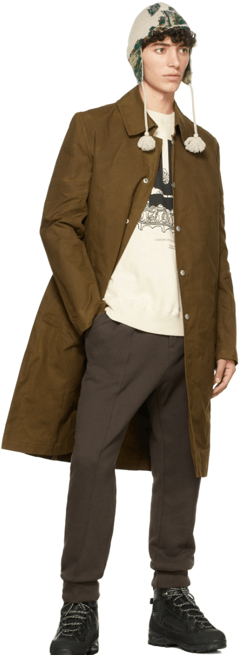 Undercover Undercover Brown Pleated Lounge Pants Size US 32 / EU 48 - 2 Thumbnail