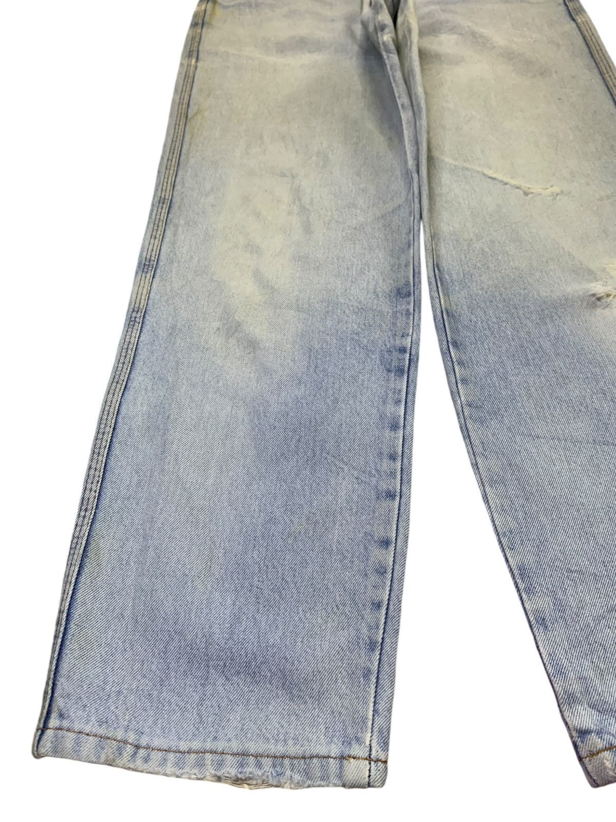 Levi's SALES🔥Vintage 90s Levis Signature Light Wash Distress Jeans Size US 32 / EU 48 - 6 Thumbnail