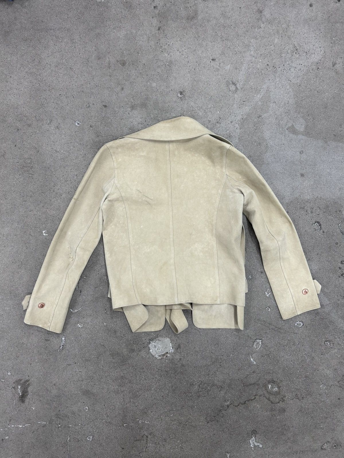 Alexander Wang Alexander Wangs Deconstructed Suede Leather Bikerjacket Size L / US 10 / IT 46 - 3 Thumbnail