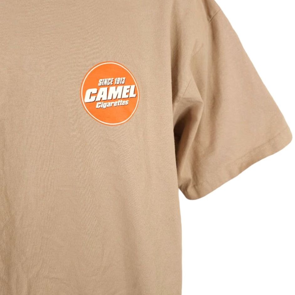 Vintage VINTAGE Camel Cigarettes T Shirt Mens XL Beige 90s Promo Made In USA Size US XL / EU 56 / 4 - 3 Thumbnail