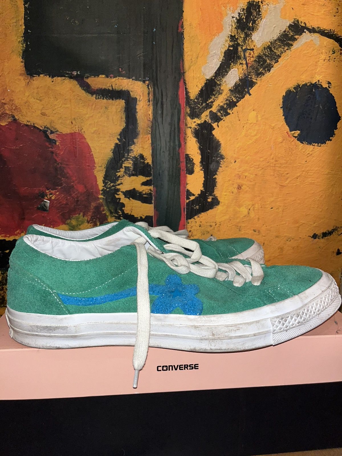 Converse × Golf Wang × Golf le Fleur Golf Le Fleur Uno Jolly Green Size US 13 / EU 46 - 3 Thumbnail