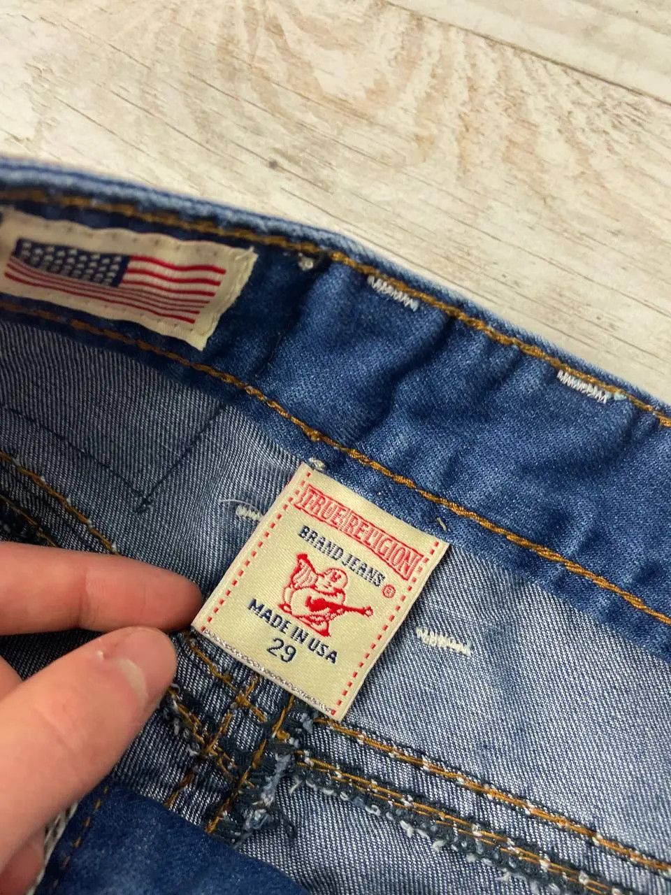 True Religion Vintage True Religion Billy Super Big T Jeans Denim Y2K Size US 30 / EU 46 - 19 Thumbnail