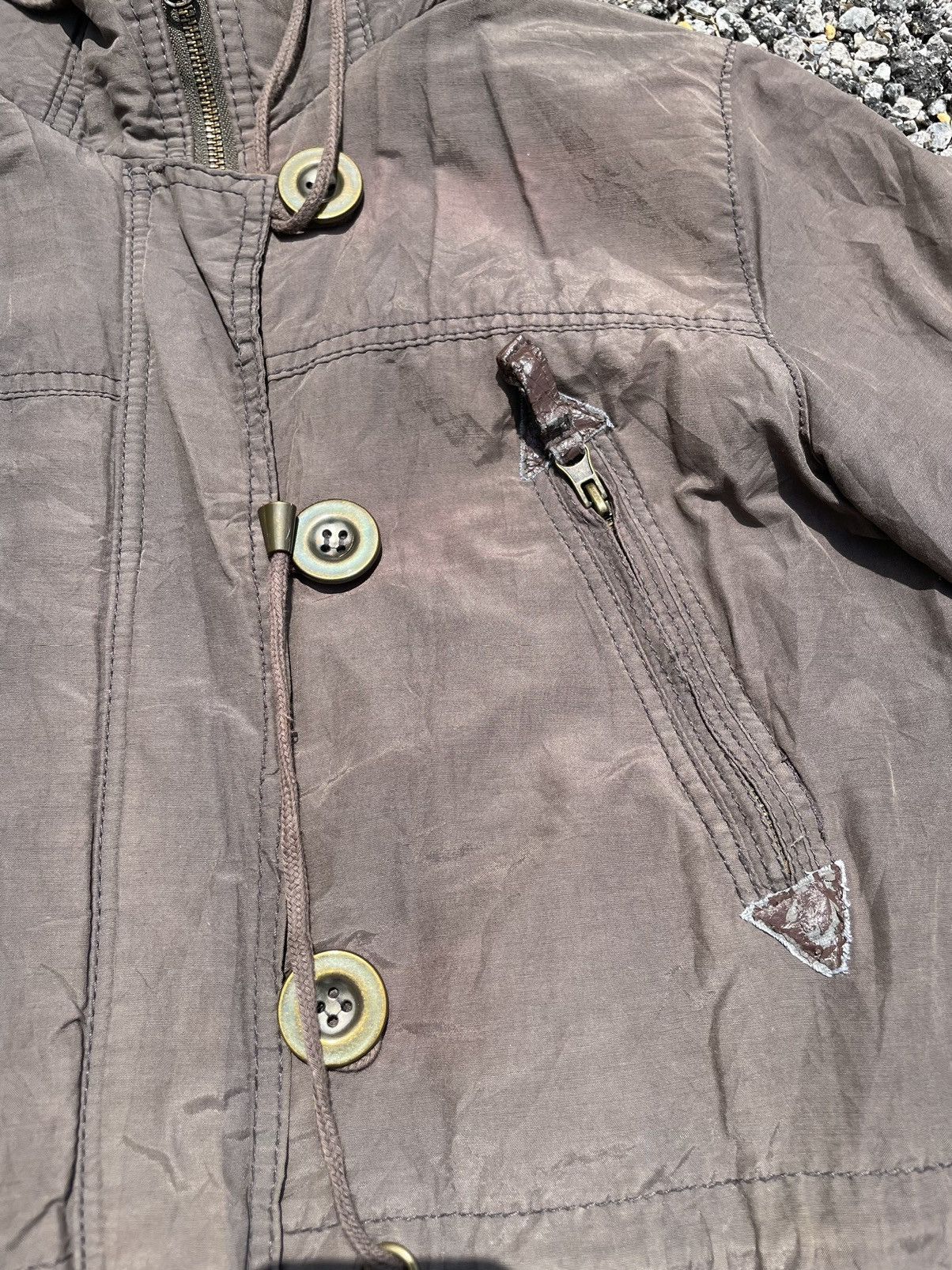 Vintage 🔥Accept Binding Offer🔥SunFaded Air Force Parka Jacket Button Size US S / EU 44-46 / 1 - 11 Thumbnail