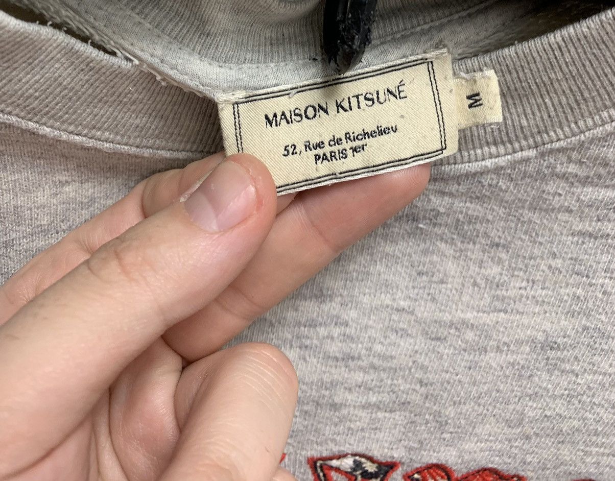 Maison Kitsune Maison Kitsune Romance grey sweatshirt M size Size US M / EU 48-50 / 2 - 5 Thumbnail