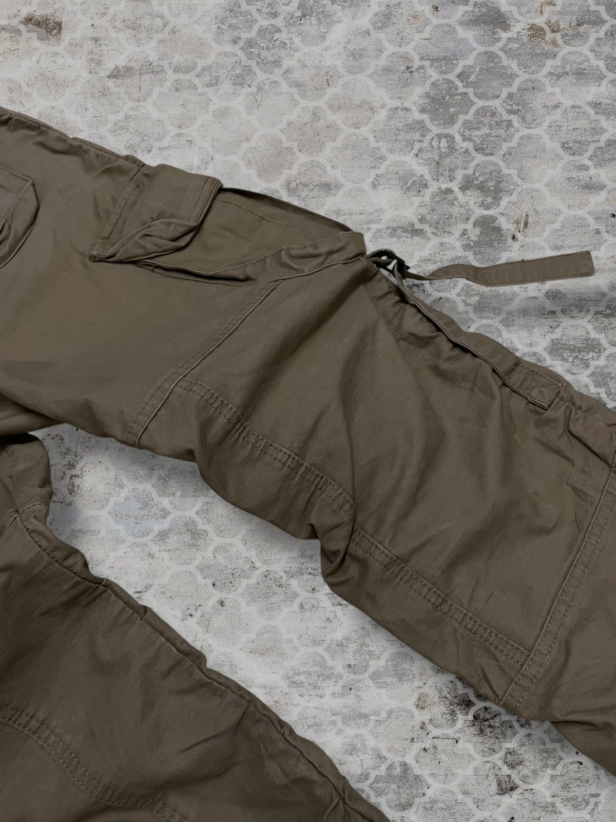 LOWBOX Vintage Og 1990s Japan Designer Lowbox Cargo Bondage Pant Size US 31 - 18 Thumbnail