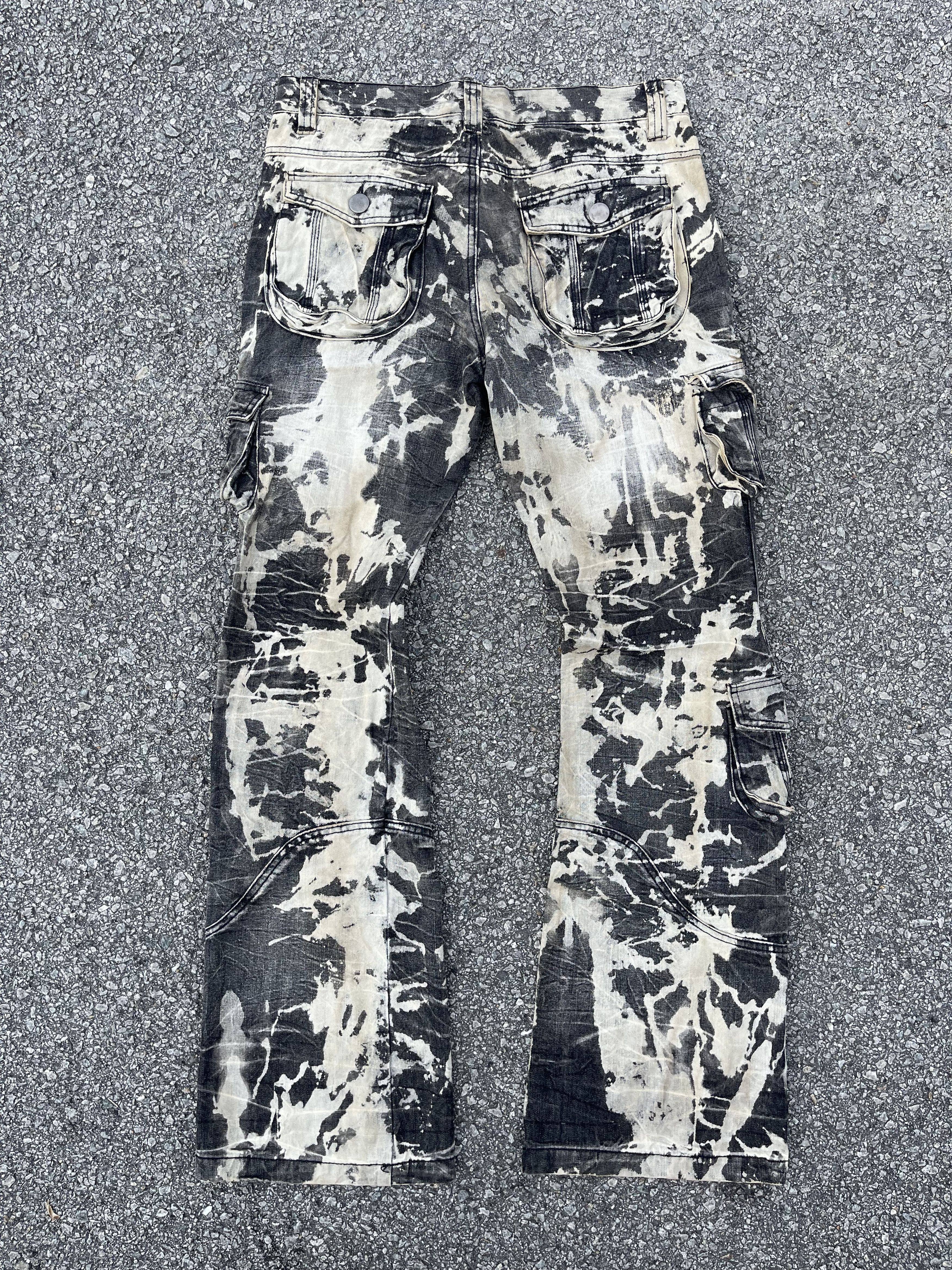 Beauty Beast Topism Flare Multipocket Acid Wash Travis Scott Style Size US 32 / EU 48 - 17 Thumbnail