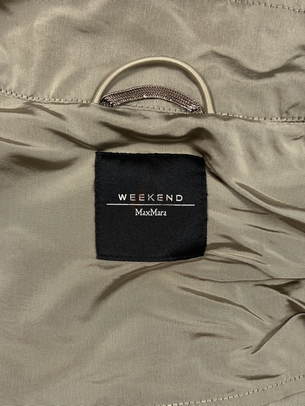 Weekend Max Mara Weekend Max Mara Belted Nylon Military Style Jacket (Y0040) Size L / US 10 / IT 46 - 12 Thumbnail