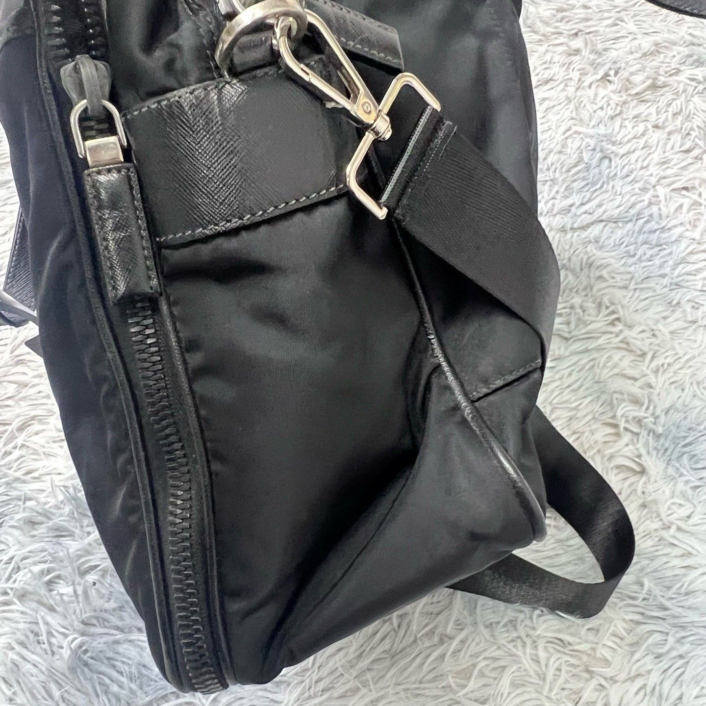 Prada Prada Triangle Logo Crossbody Bag Size ONE SIZE - 4 Thumbnail