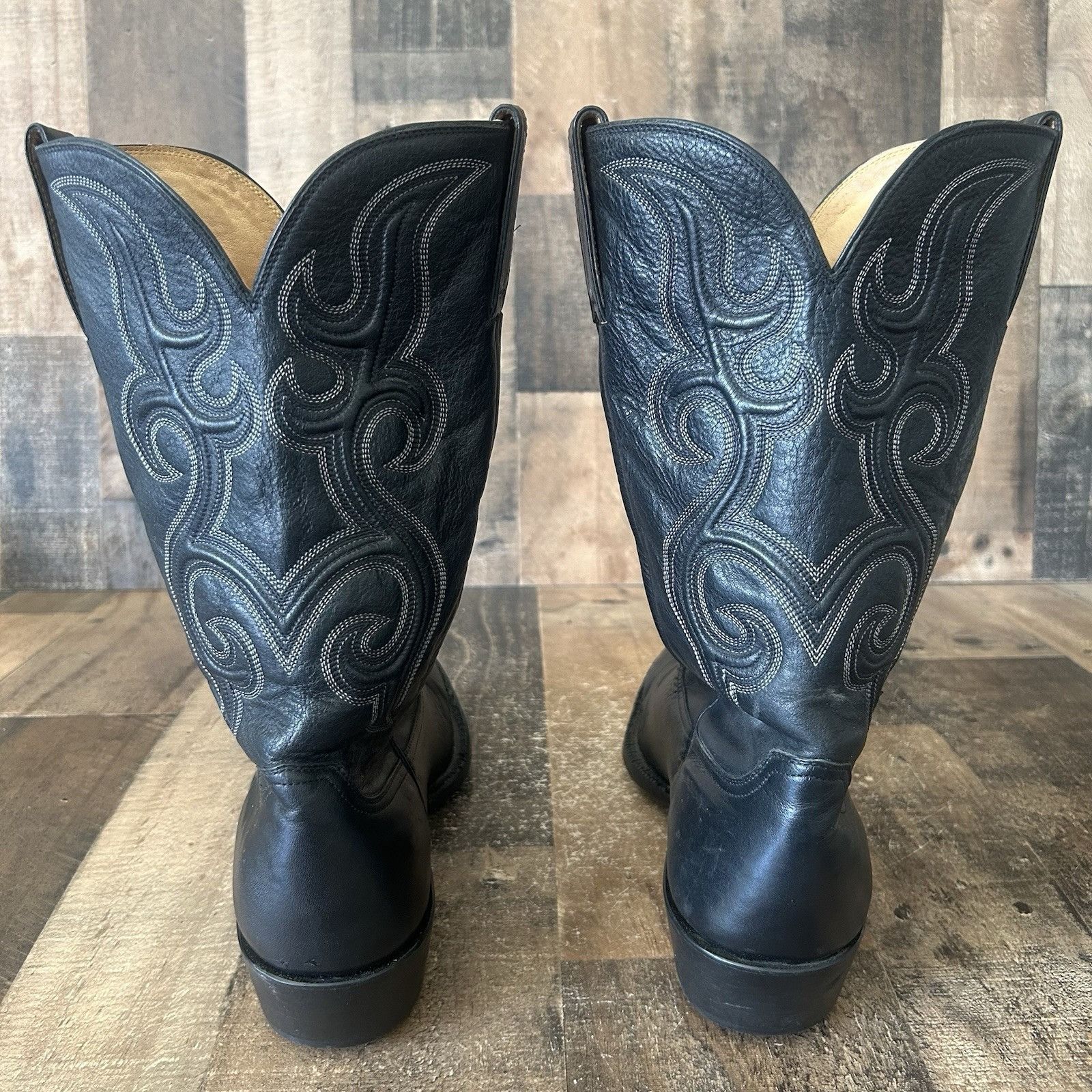 Lucchese Lucchese Bootmaker M3430 Black Cowboy Boots Mens 11 EE Size US 11 / EU 44 - 11 Thumbnail