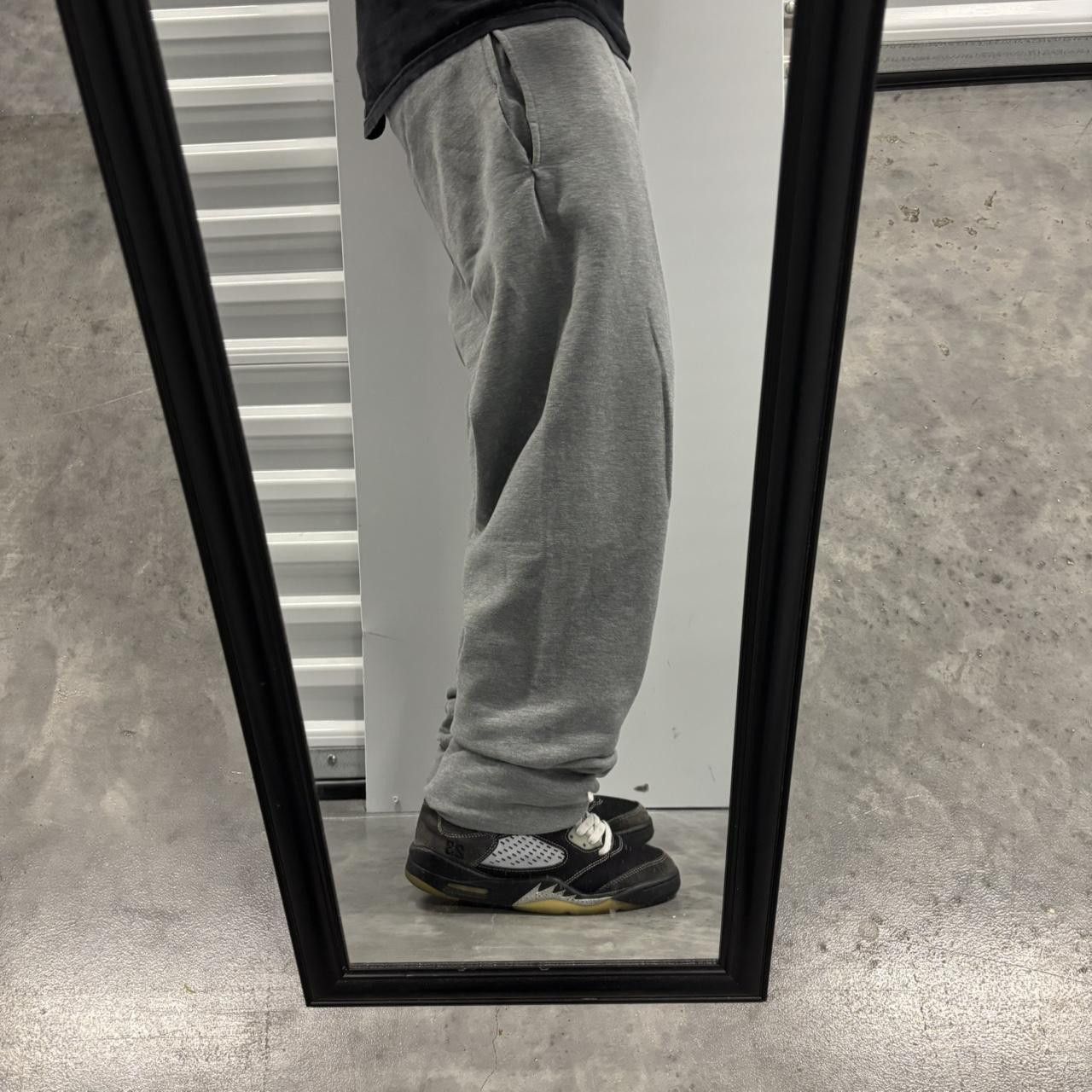 Japanese Brand × Vintage Crazy Vintage Y2K/2000s Grey Essential Sweatpants! Size US 30 / EU 46 - 2 Thumbnail