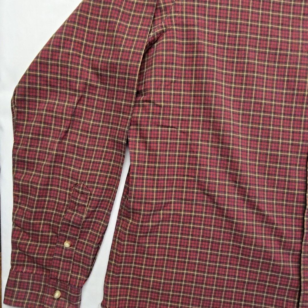 Ralph Lauren Ralph Lauren Classic Fit Plaid Shirt Red Checkered XL Size US XL / EU 56 / 4 - 4 Thumbnail
