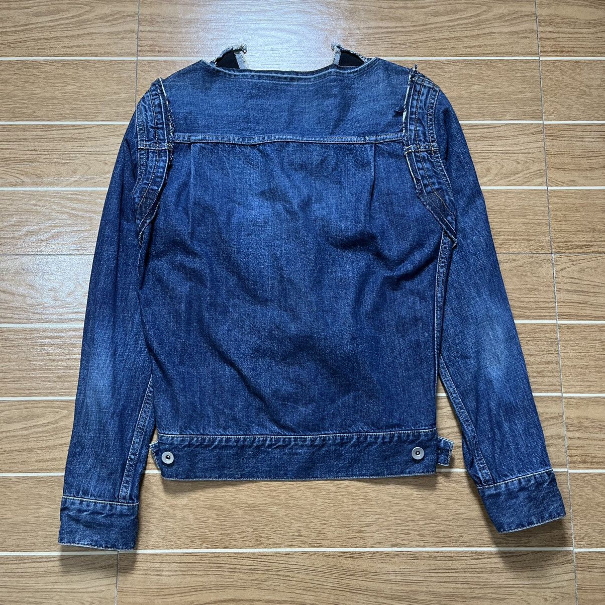 Sacai Sacai Lace Up Denim Jacket Size S / US 4 / IT 40 - 17 Thumbnail