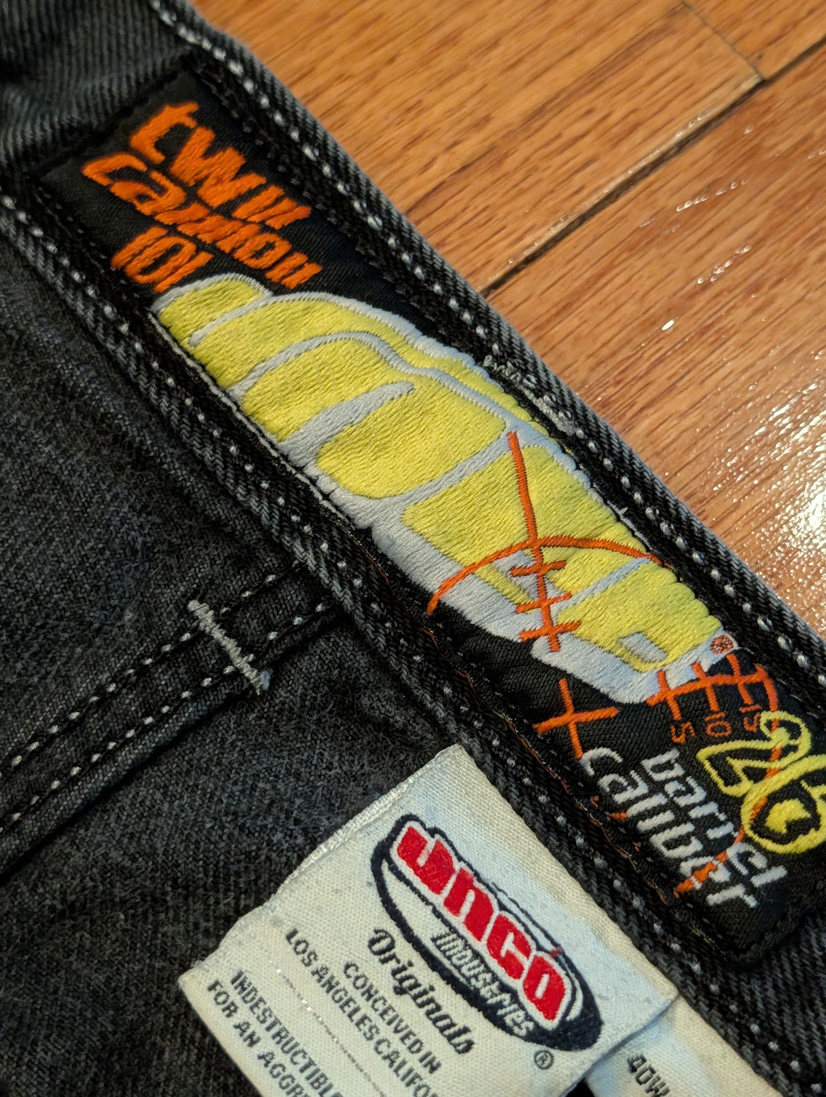 JNCO VTG JNCO Jeans 26 Barrel Baggy Denim Skater Pants 40x32 Size US 40 / EU 56 - 7 Thumbnail