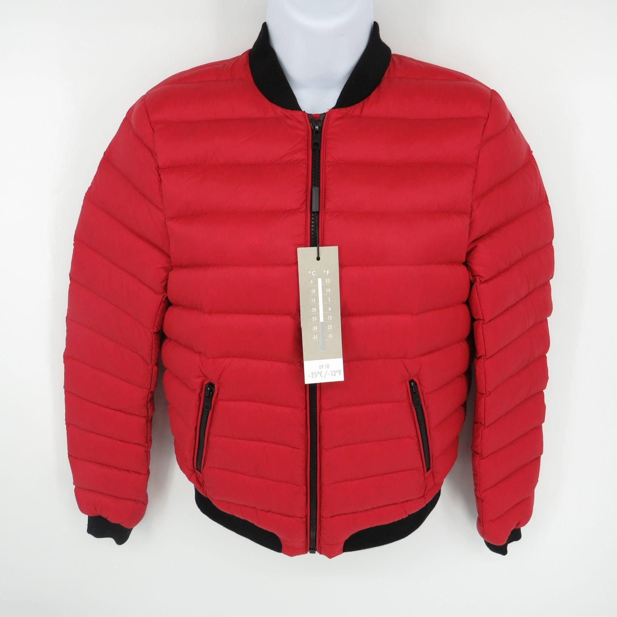 Other Sandova Women's XS Red Puffer Jacket Black Ribbed Trim NWT $ Size XS / US 0-2 / IT 36-38 - 1 Thumbnail
