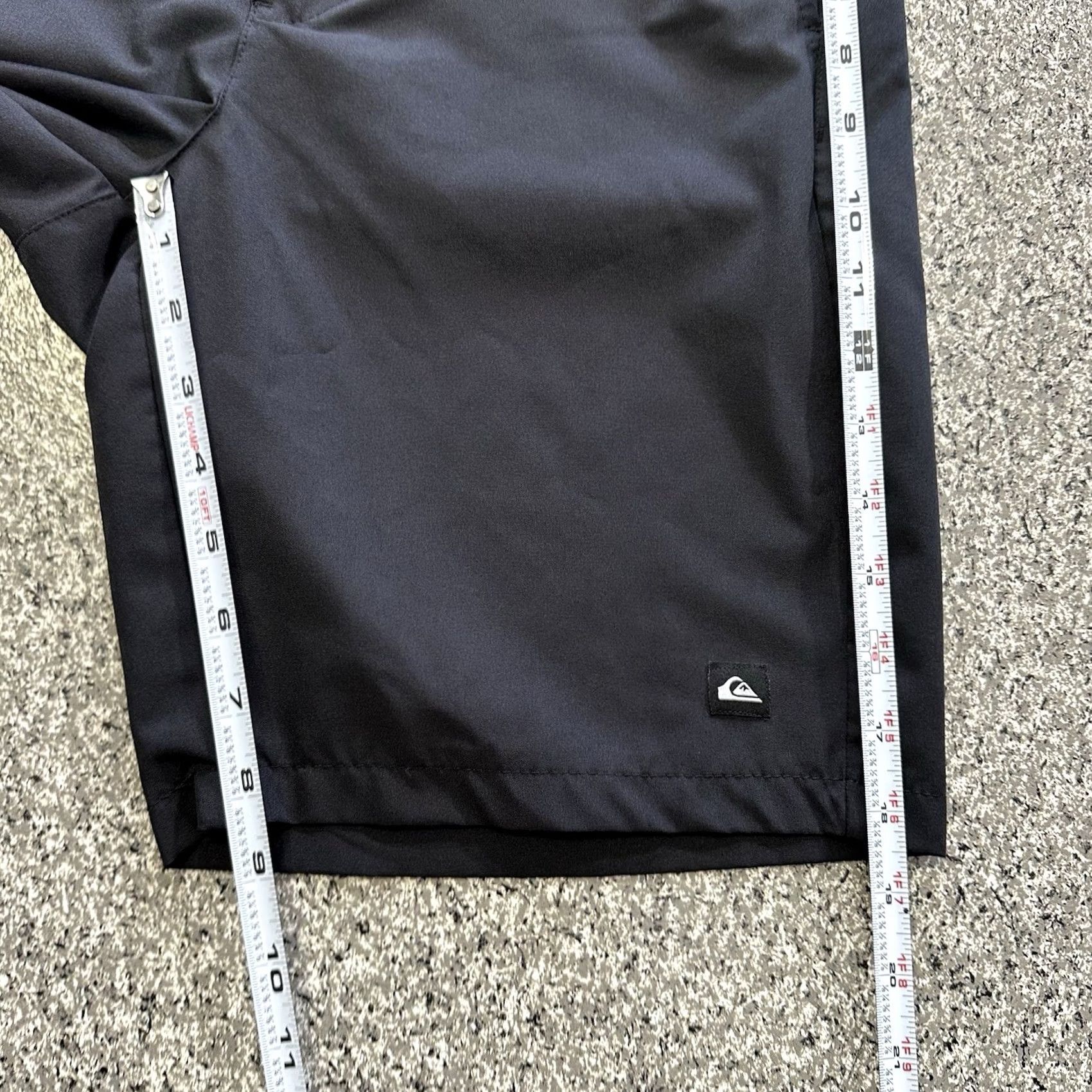 Quiksilver Quiksilver Shorts Mens 29 Black Hybird Flat Front Chino Walk Short 18.5” Stretch Size US 29 - 7 Thumbnail