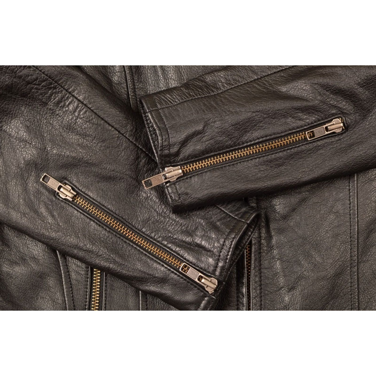 Harley Davidson VINTAGE Harley-Davidson Women's Jacket Miss Enthusiast Leather, Size M, Black, 98142-09VW, 100% Leather, Motorcycle, Womens Size M / US 6-8 / IT 42-44 - 5 Thumbnail