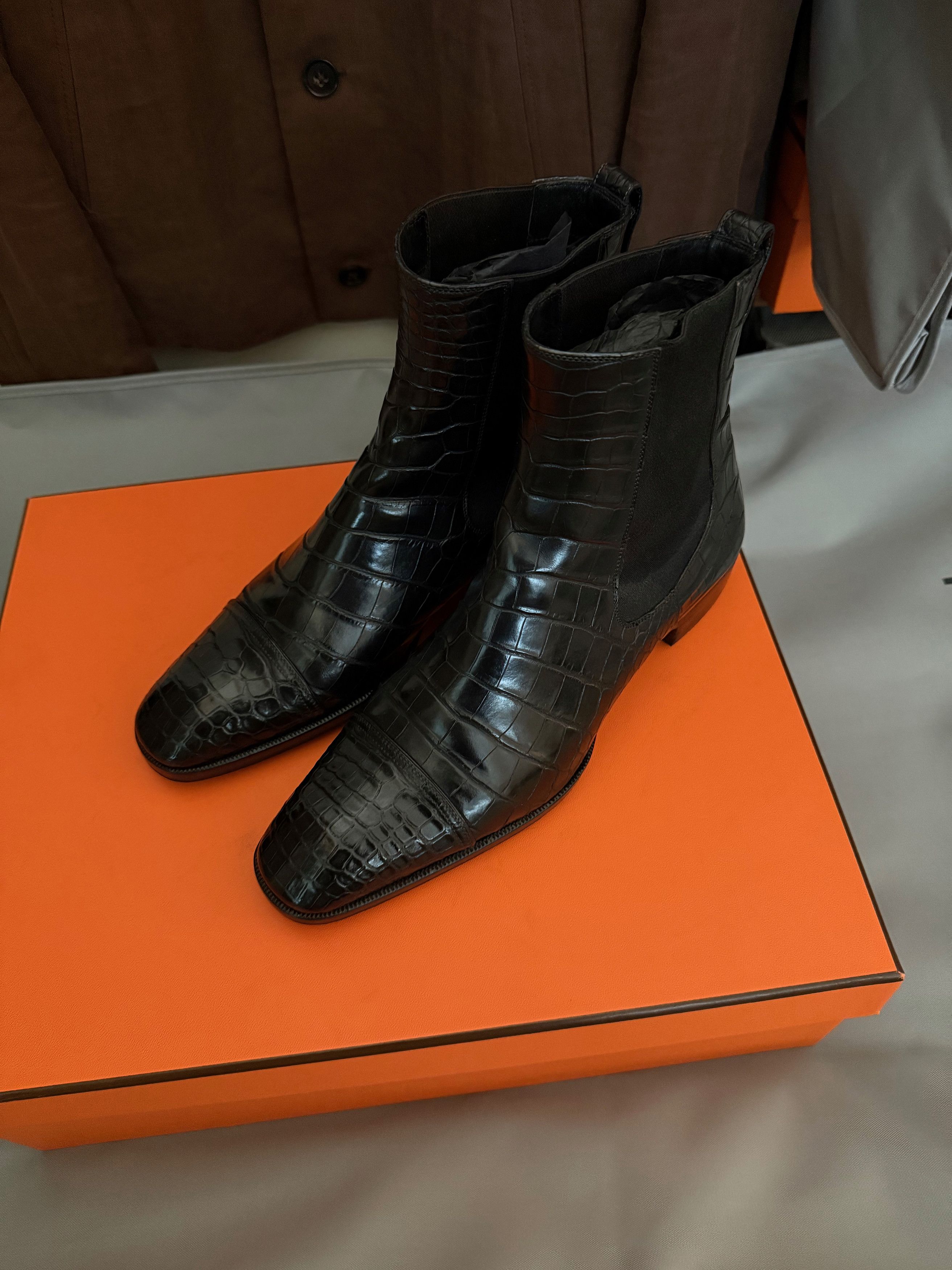 Tom Ford The A-List Ultra-Rare $17,800 w/tax Alligator Chelsea Boots Size US 8.5 / EU 41-42 - 3 Thumbnail