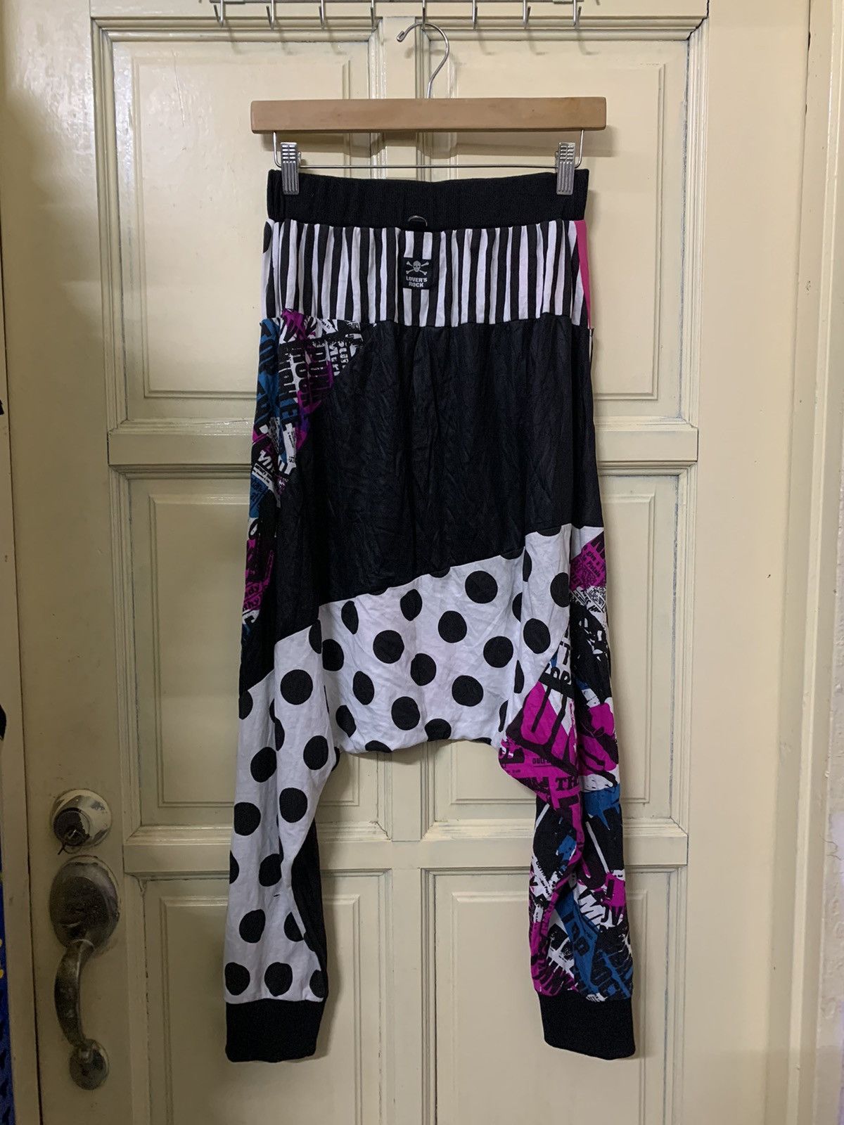 Super Lovers 💥Lover’s Rock Patchwork Harem Pant Size US 30 / EU 46 - 1 Thumbnail