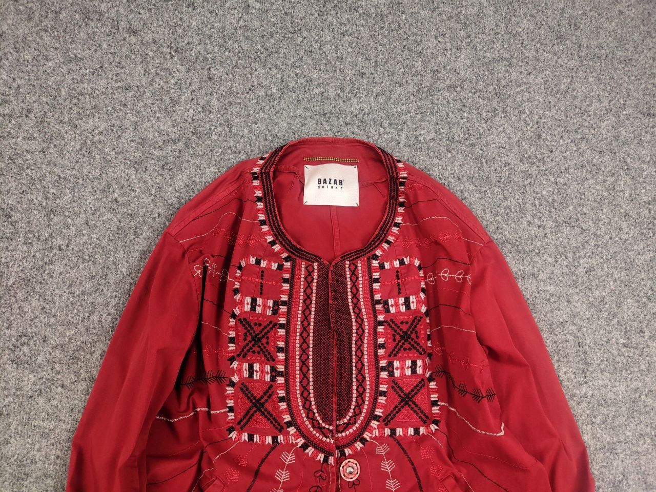 Other Bazar Deluxe Design embroidered logo Red Light Long Jacket Size M / US 6-8 / IT 42-44 - 4 Thumbnail