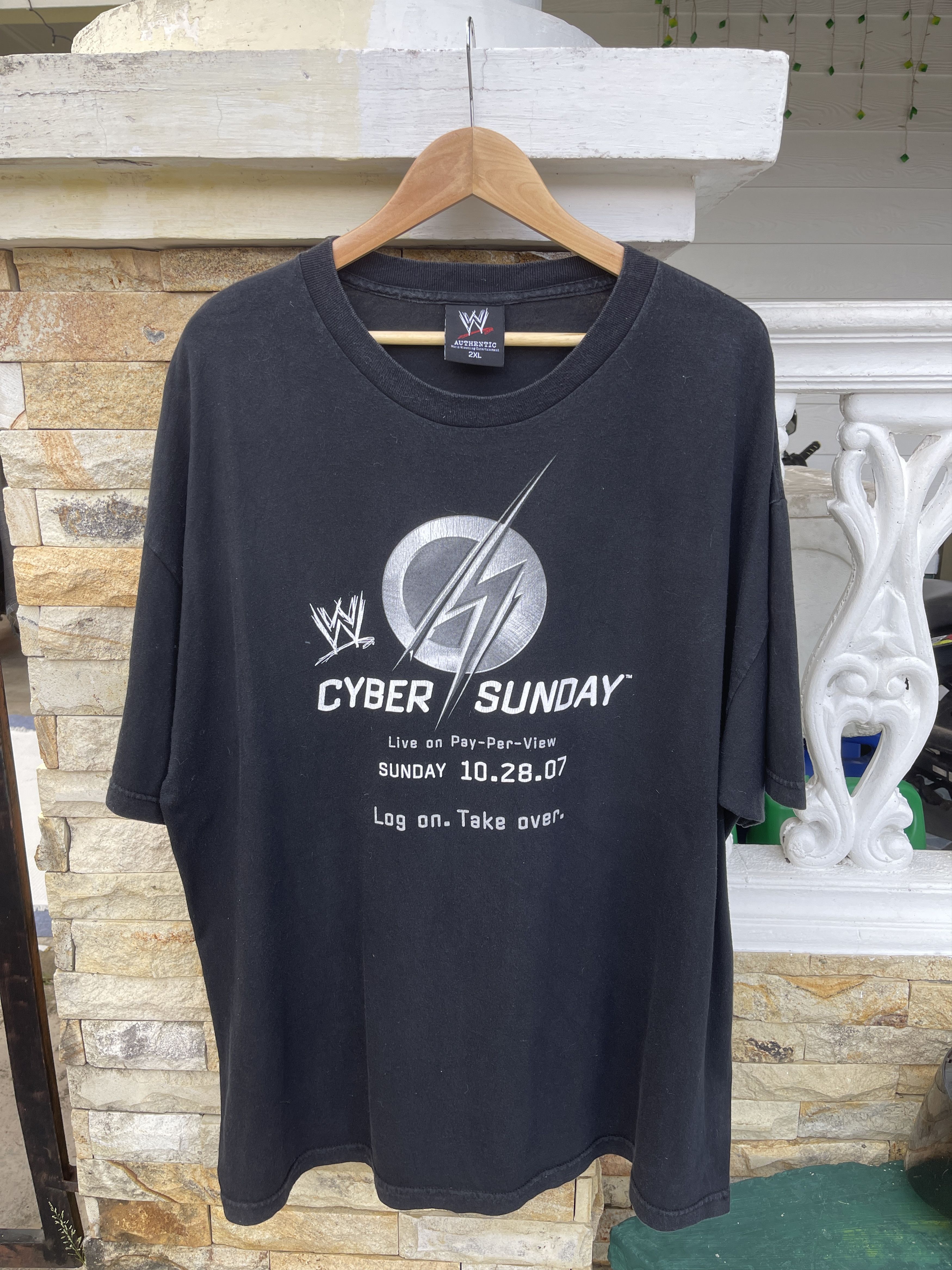 Vintage Last Drop🔥Rare🔥Vintage WWE Cyber Sunday 2XL T-Shirt Size US XXL / EU 58 / 5 - 1 Thumbnail