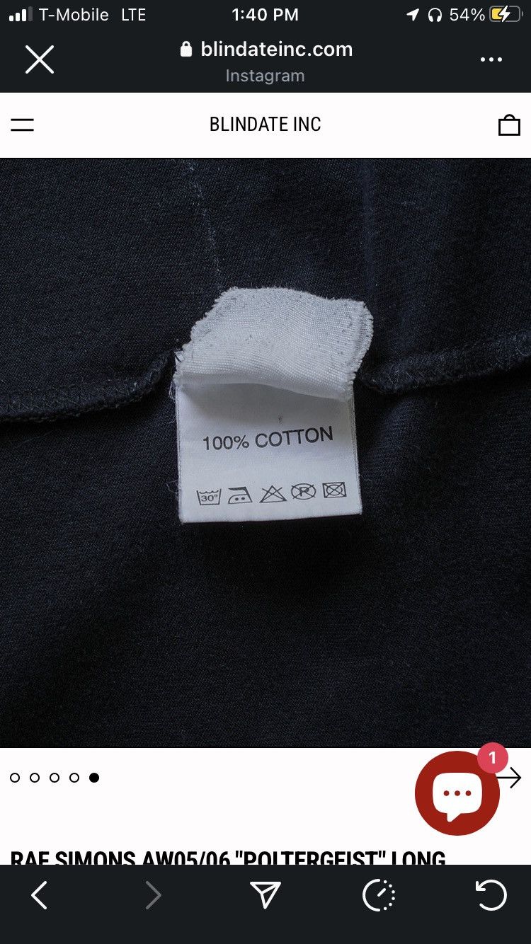 Raf Simons AW05/06 Poltergeist long sleeve Size US S / EU 44-46 / 1 - 4 Thumbnail