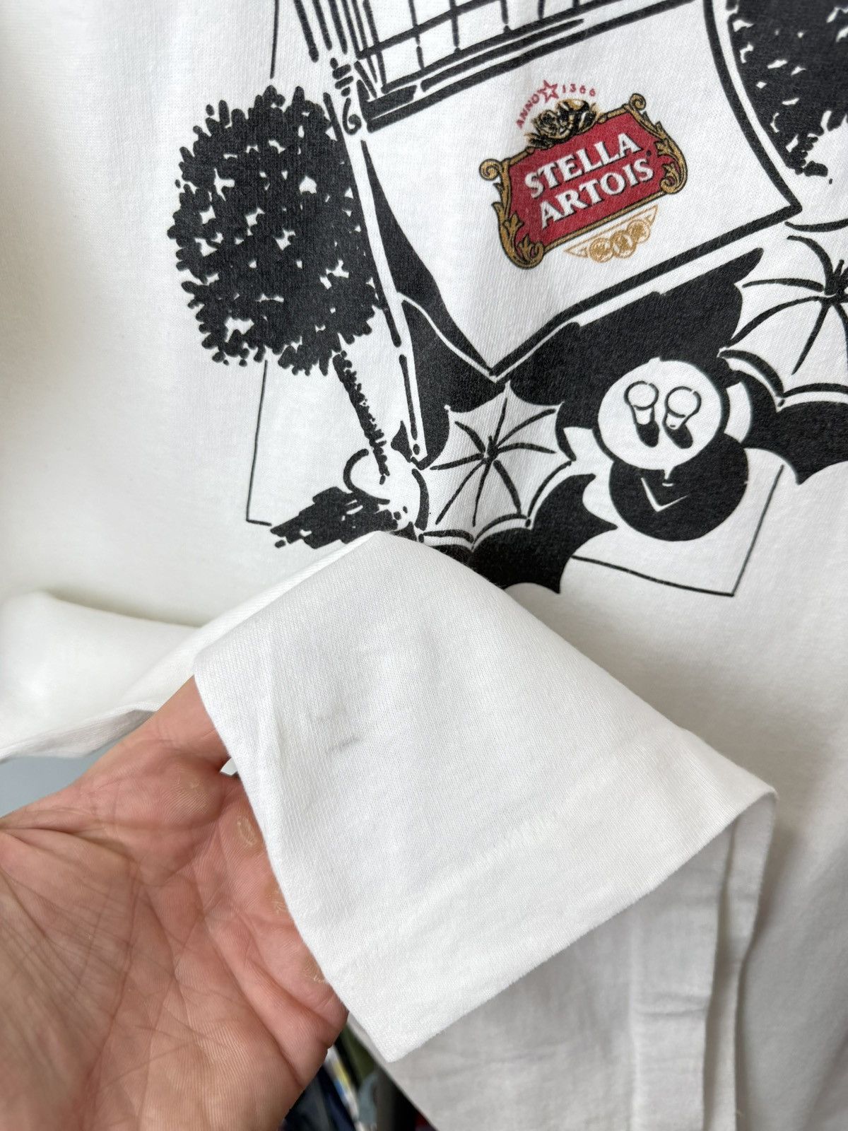 Vintage 90’s Vintage Stella Artois Beer T Shirt Coors Budweiser Size US L / EU 52-54 / 3 - 4 Thumbnail