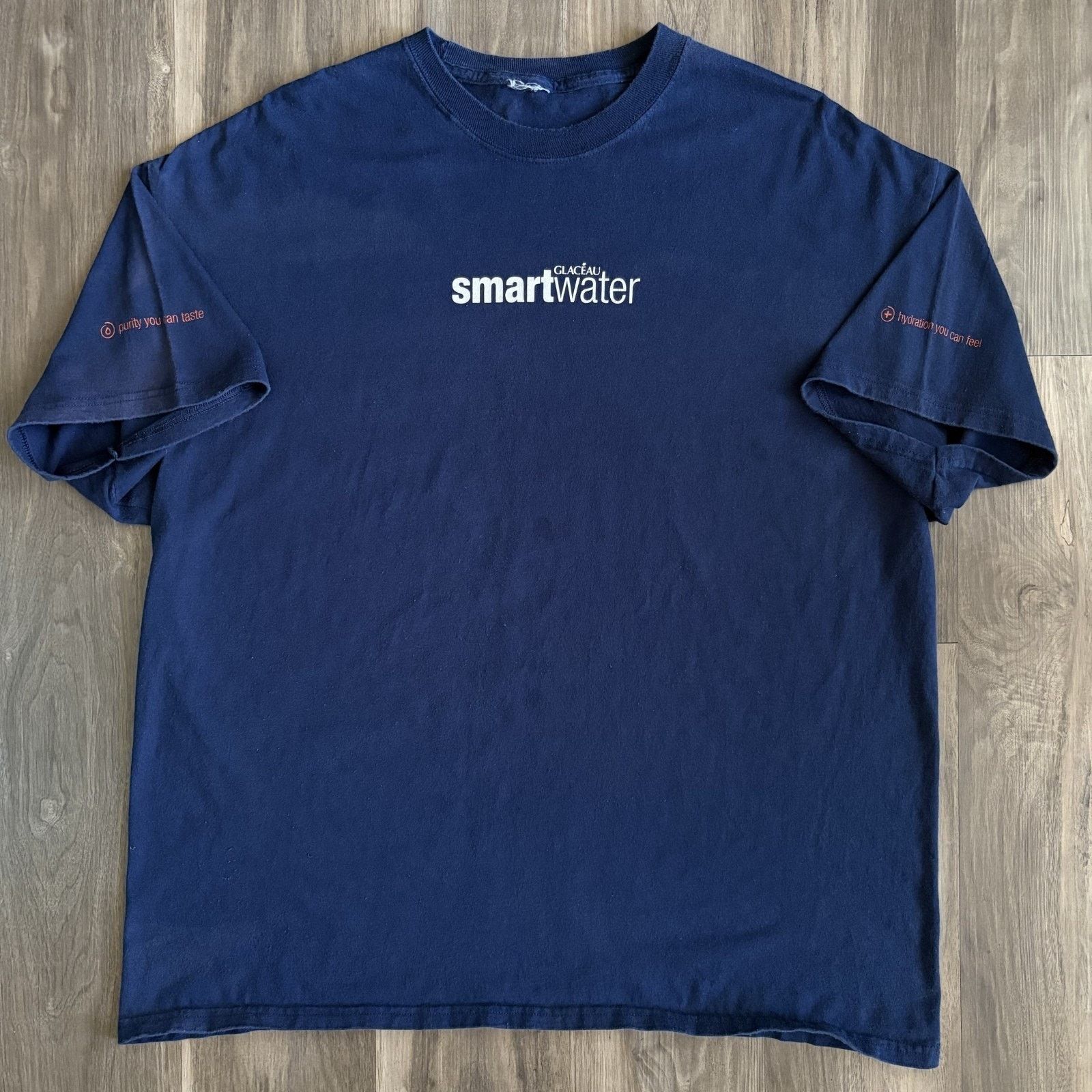 Vintage Vintage Smart Water Promo T-Shirt Men's Size XL Blue Size US XL / EU 56 / 4 - 1 Thumbnail