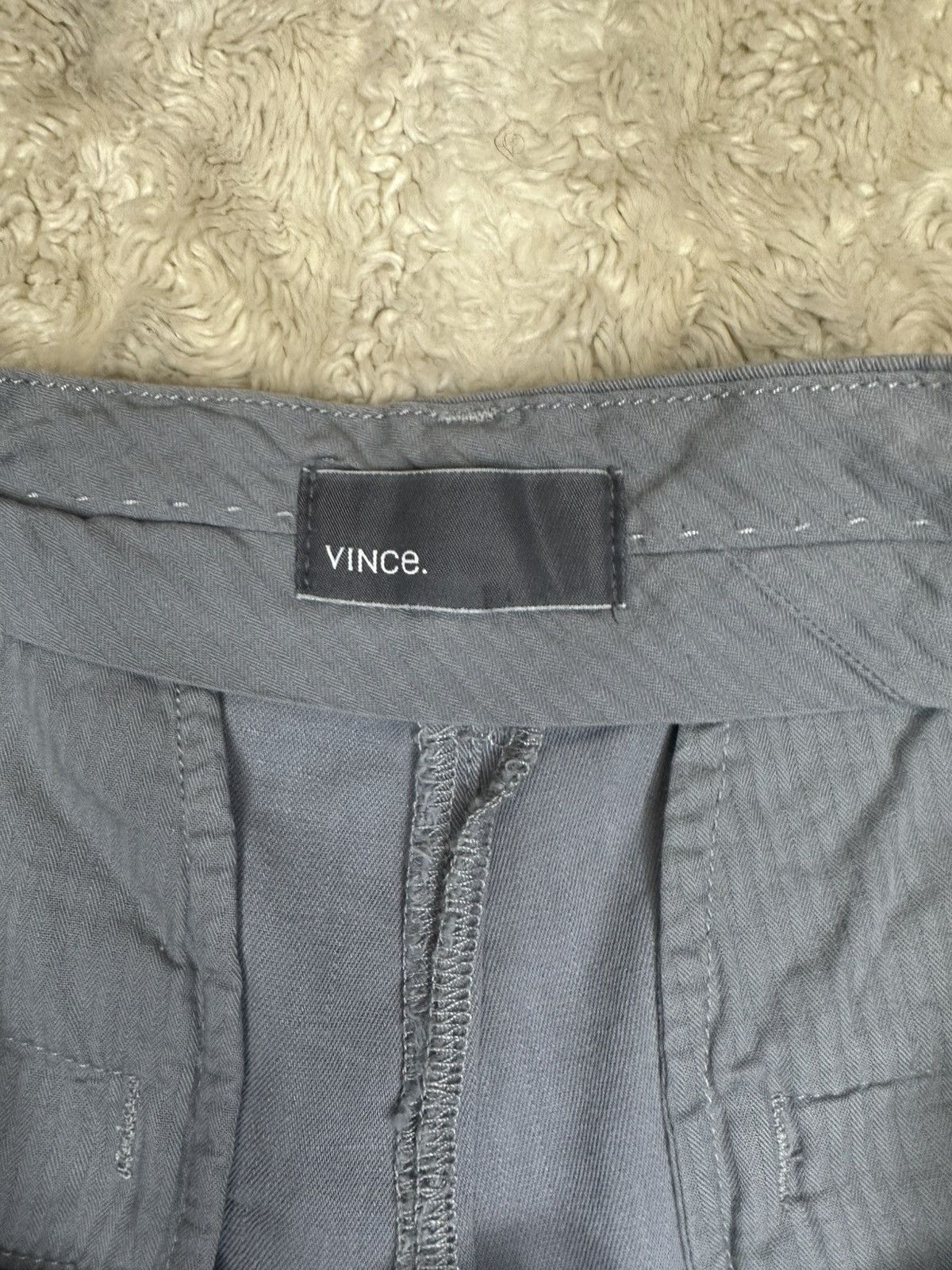 Vince Vince slate grey cotton-linen blend chino shorts Size 32 Size US 32 / EU 48 - 4 Thumbnail