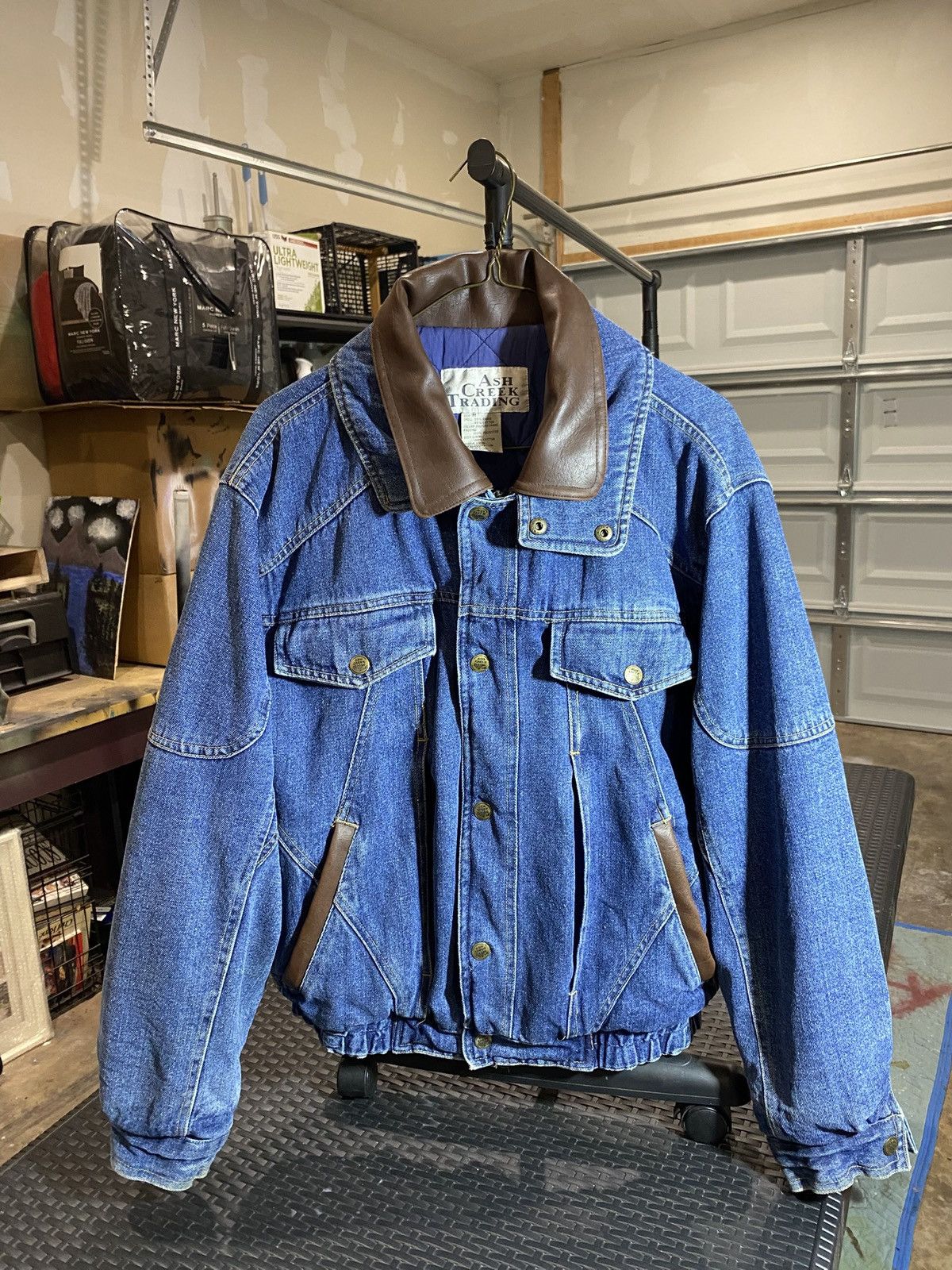 Other (1980s Vintage) Large Ash creek trading denim jacket Size US L / EU 52-54 / 3 - 2 Thumbnail