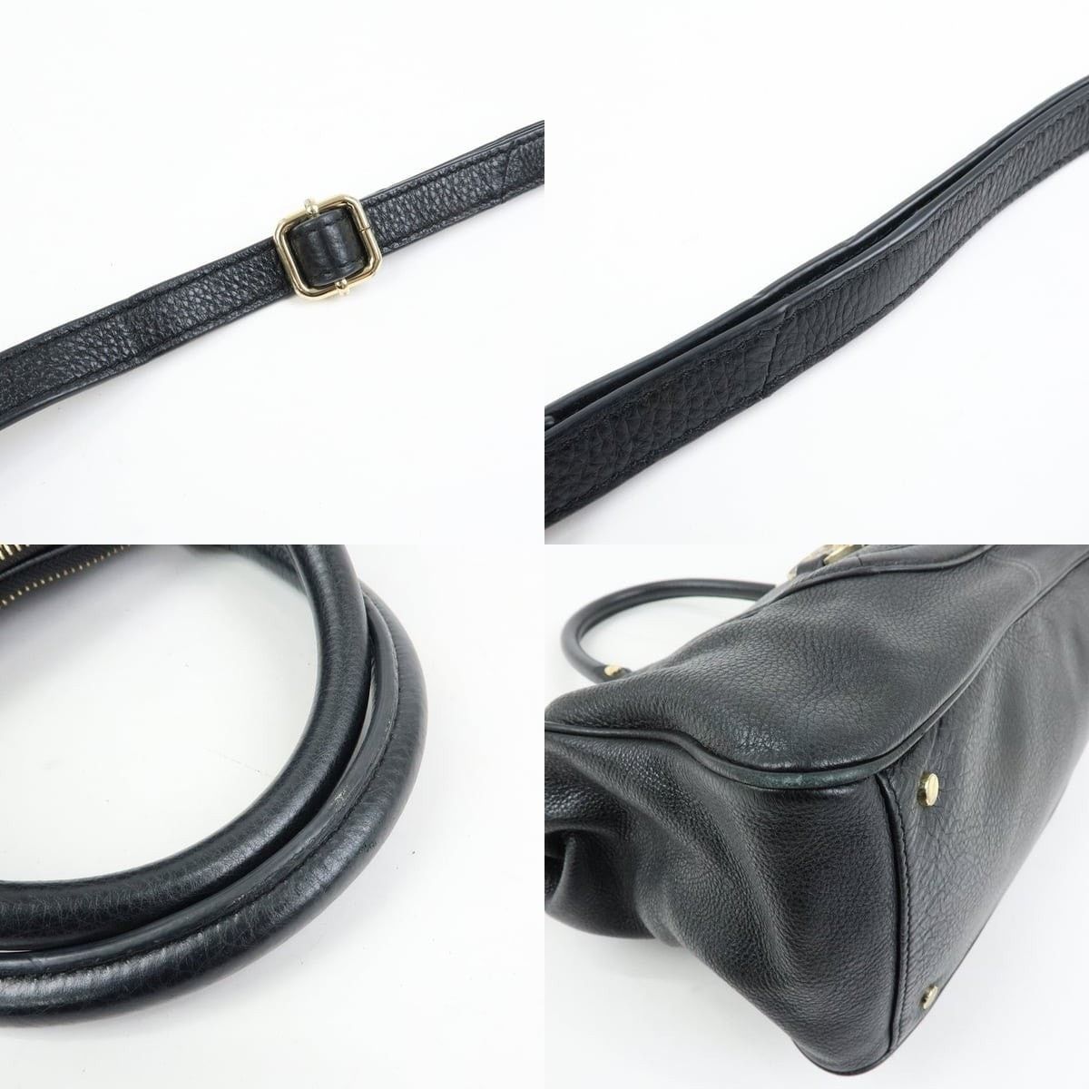 Tory Burch Tory Burch Amanda Leather Satchel Black Size ONE SIZE - 4 Thumbnail