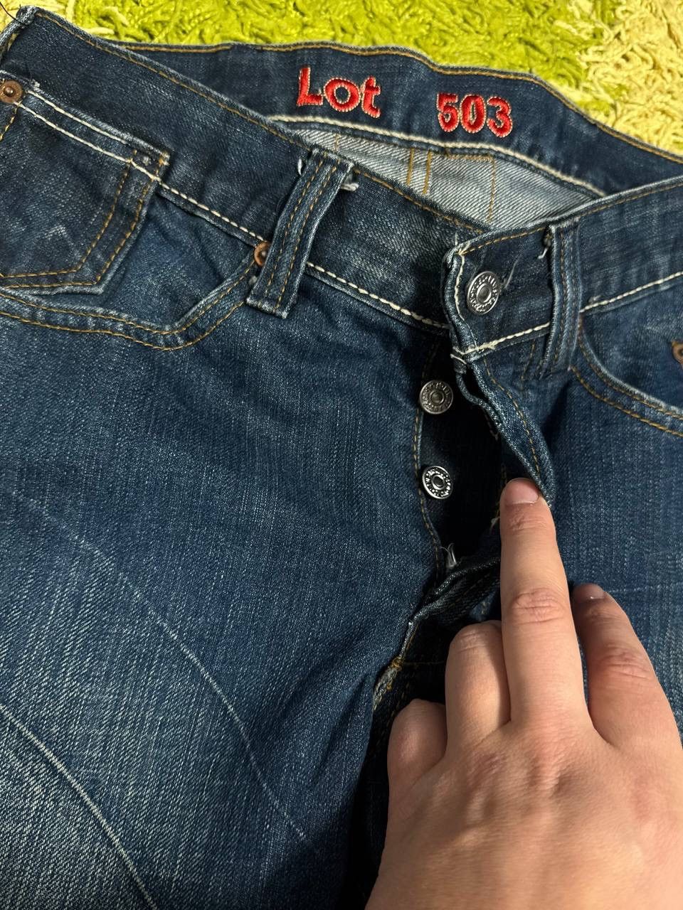 Levi's Retro 90s Levi Strauss 523 Buckle Back Denim Jeans 28x32 Size US 28 / EU 44 - 10 Thumbnail