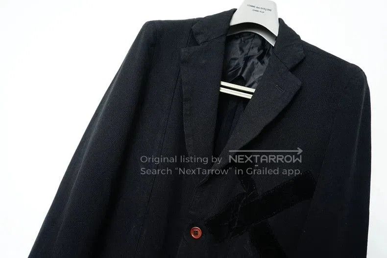 Comme des Garcons Comme des Garçons Embroidered Polyester Blazer. Size US XS / EU 42 / 0 - 5 Thumbnail