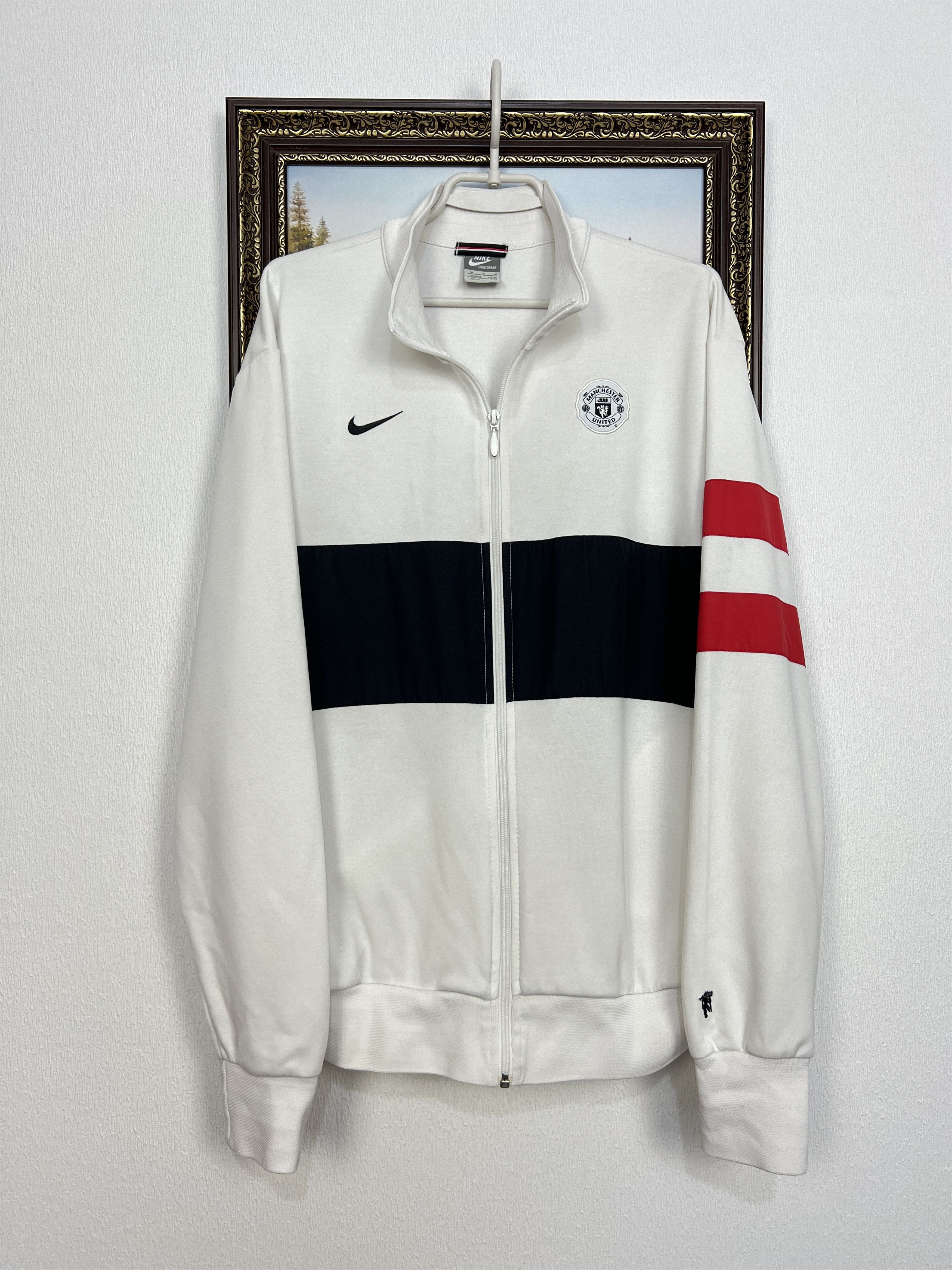 Nike Vintage Manchester United Football Jacket Soccer Track Top Size US M / EU 48-50 / 2 - 1 Thumbnail