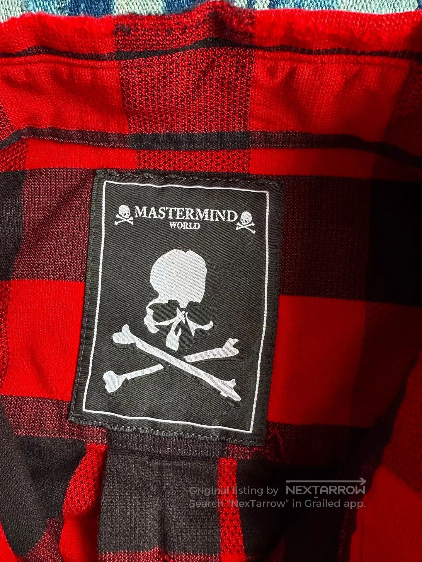 Mastermind Japan Mastermind World Flannel Shirt with Skull Embroidery. Size US S / EU 44-46 / 1 - 5 Thumbnail