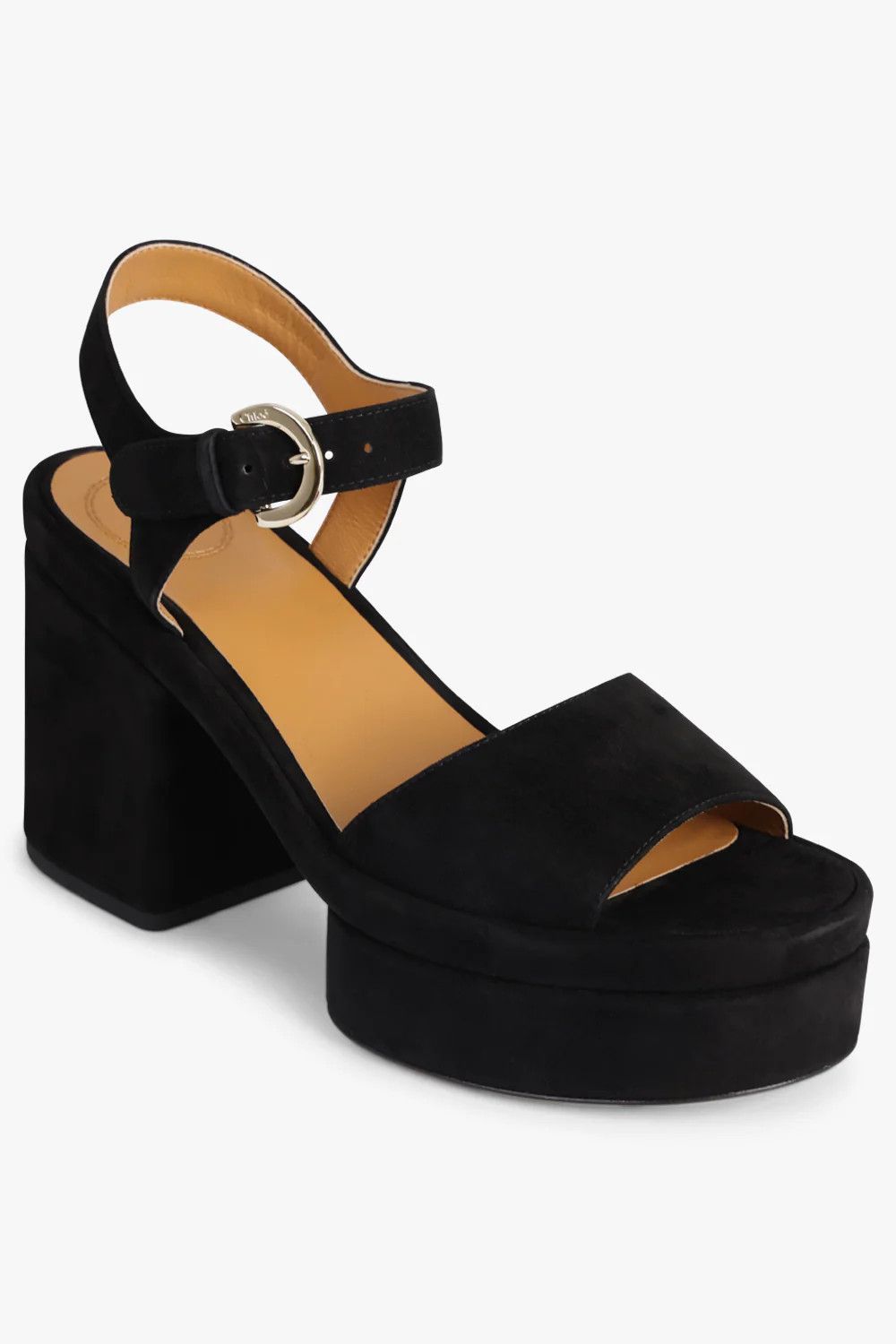 Chloe o1loc1c0325 CHC23 Odina Sandals in Black Size US 8 / IT 38 - 1 Thumbnail