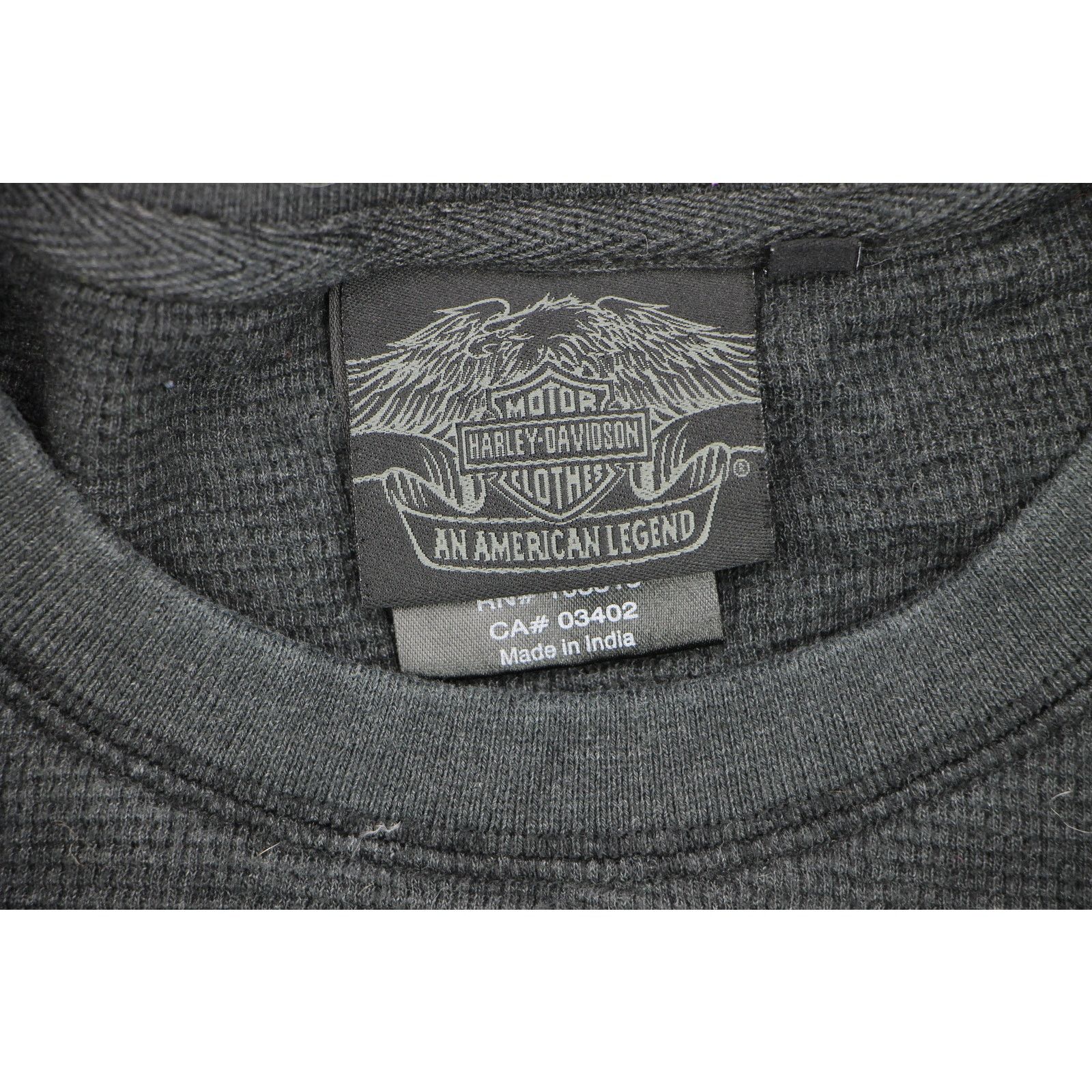 Harley Davidson Harley Davidson Skull Number #1 Punisher Thermal Tee T Shirt Size US XL / EU 56 / 4 - 5 Thumbnail