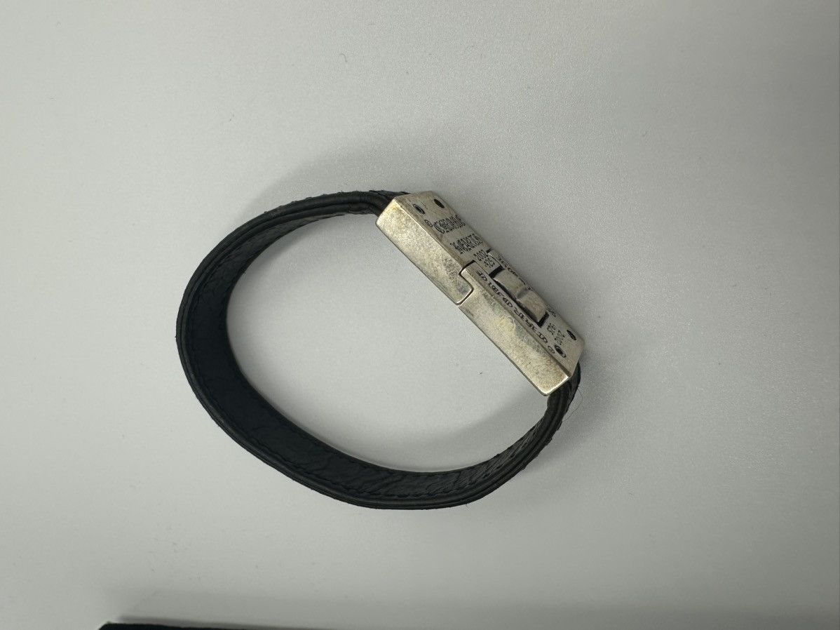 Chrome Hearts Flat Silver & Leather Bracelet Size ONE SIZE - 7 Thumbnail