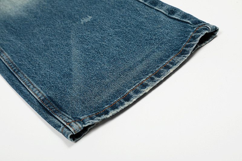 Vintage Men's vintage loose-fitting distressed washed denim jeans Size US 32 / EU 48 - 6 Thumbnail