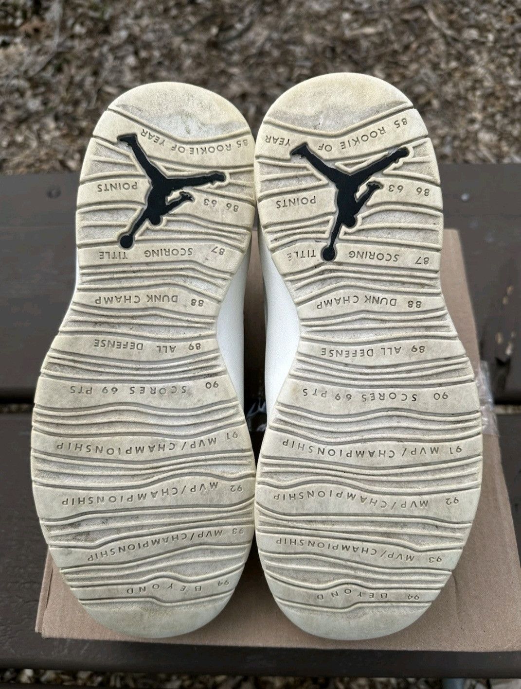 Jordan Brand Nike Air Jordan Retro 10 I’m Back 310805104 Size 10.5 Men Size US 10.5 / EU 43-44 - 6 Thumbnail