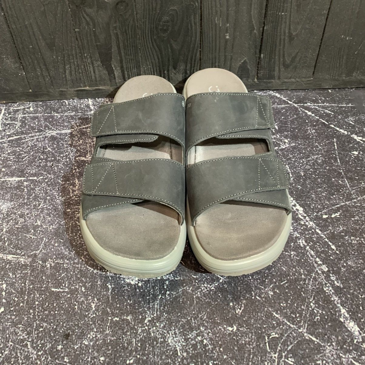 Joya Joya Max III Men’s Leather Slides Sandals Size 43 EU 9.5 US Size US 9.5 / EU 42-43 - 4 Thumbnail