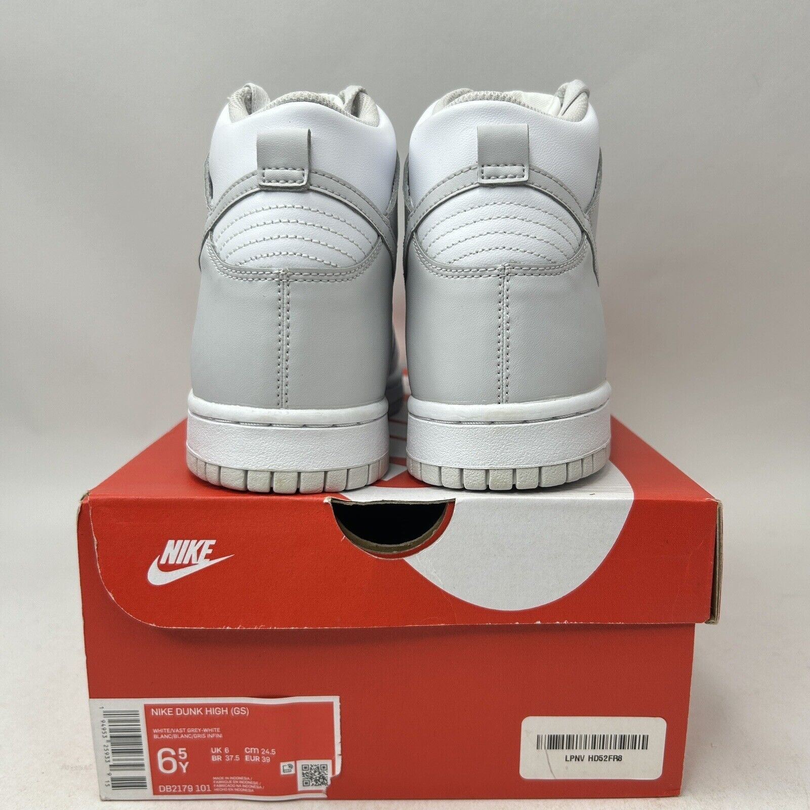 Nike Nike Dunk High GS “Vast Grey” 2024 Size US 8 / IT 38 - 4 Thumbnail
