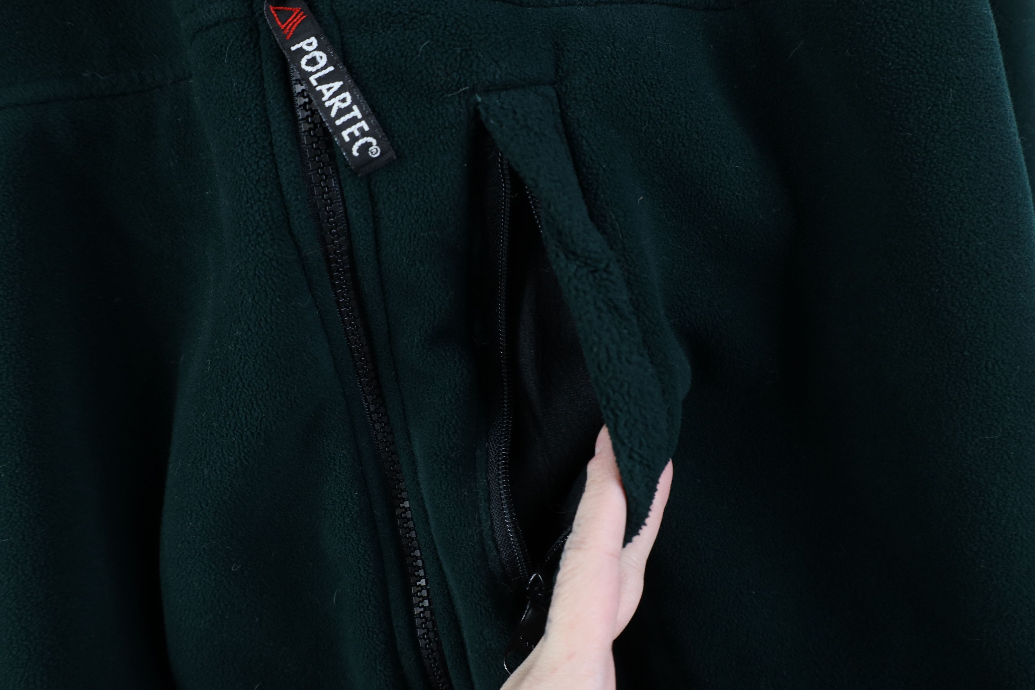 Cabelas Vintage 90s Cabelas Heavy Polartec Fleece Zip Jacket Green Size US XXL / EU 58 / 5 - 5 Thumbnail