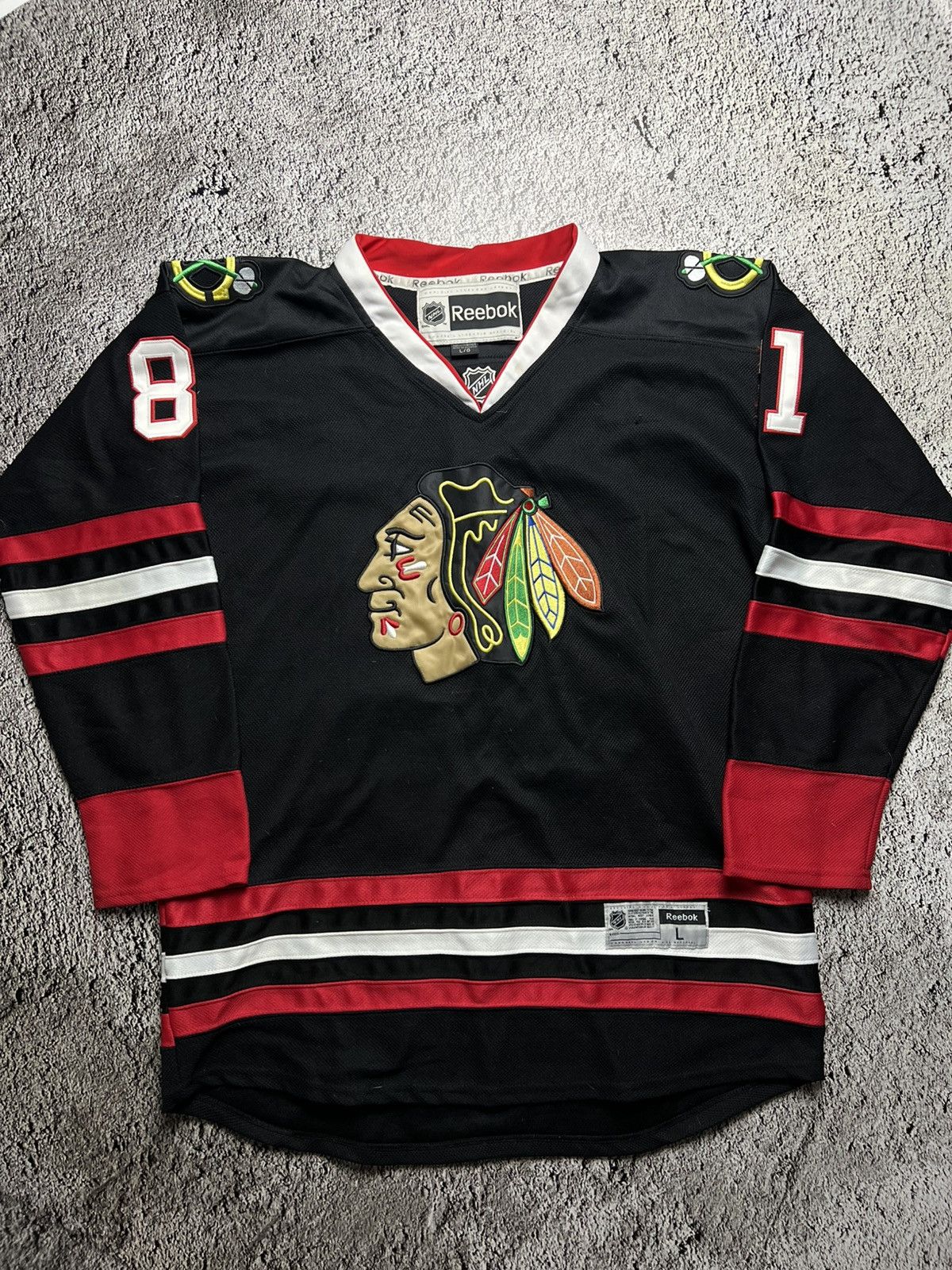 Reebok Chicago blackhawks NHL Marian Hossa reebok vintage jersey Size US L / EU 52-54 / 3 - 1 Thumbnail