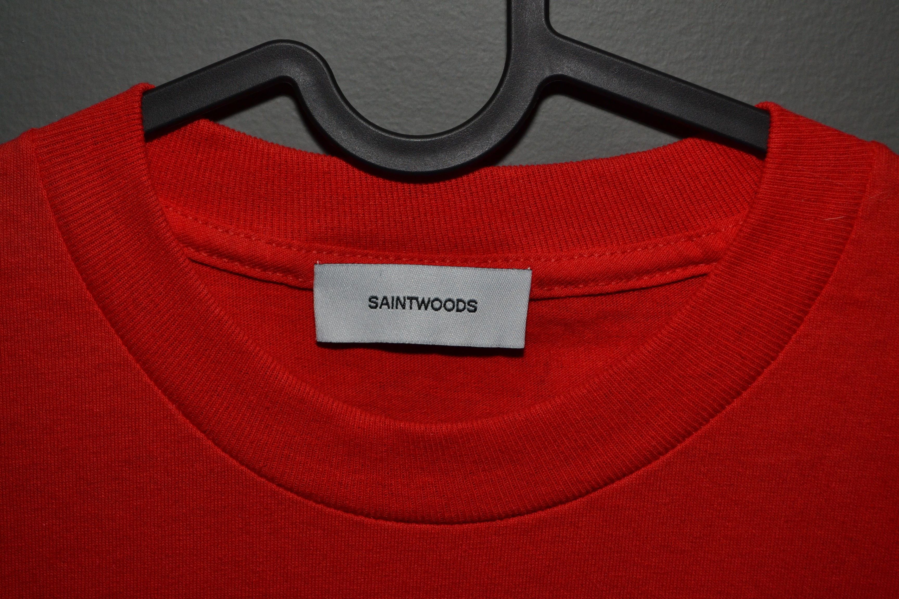 Saintwoods Saintwoods Wolf Full of Good Intentions Red T-shirt S Size US S / EU 44-46 / 1 - 7 Thumbnail